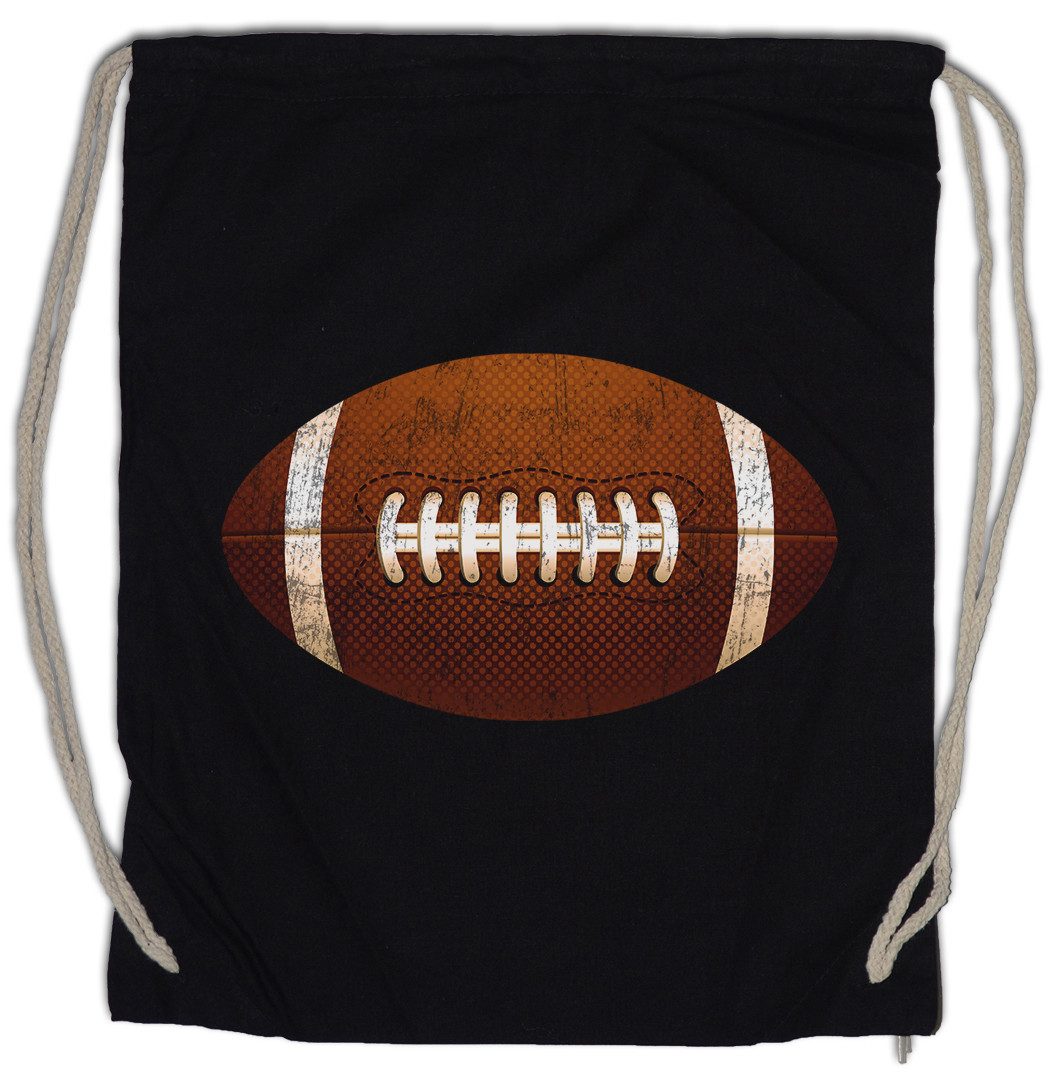 Urban Backwoods Turnbeutel American Football I Turnbeutel Player Passion Love Addiction Game (1-tlg), Spiel Ball Spieler Helm