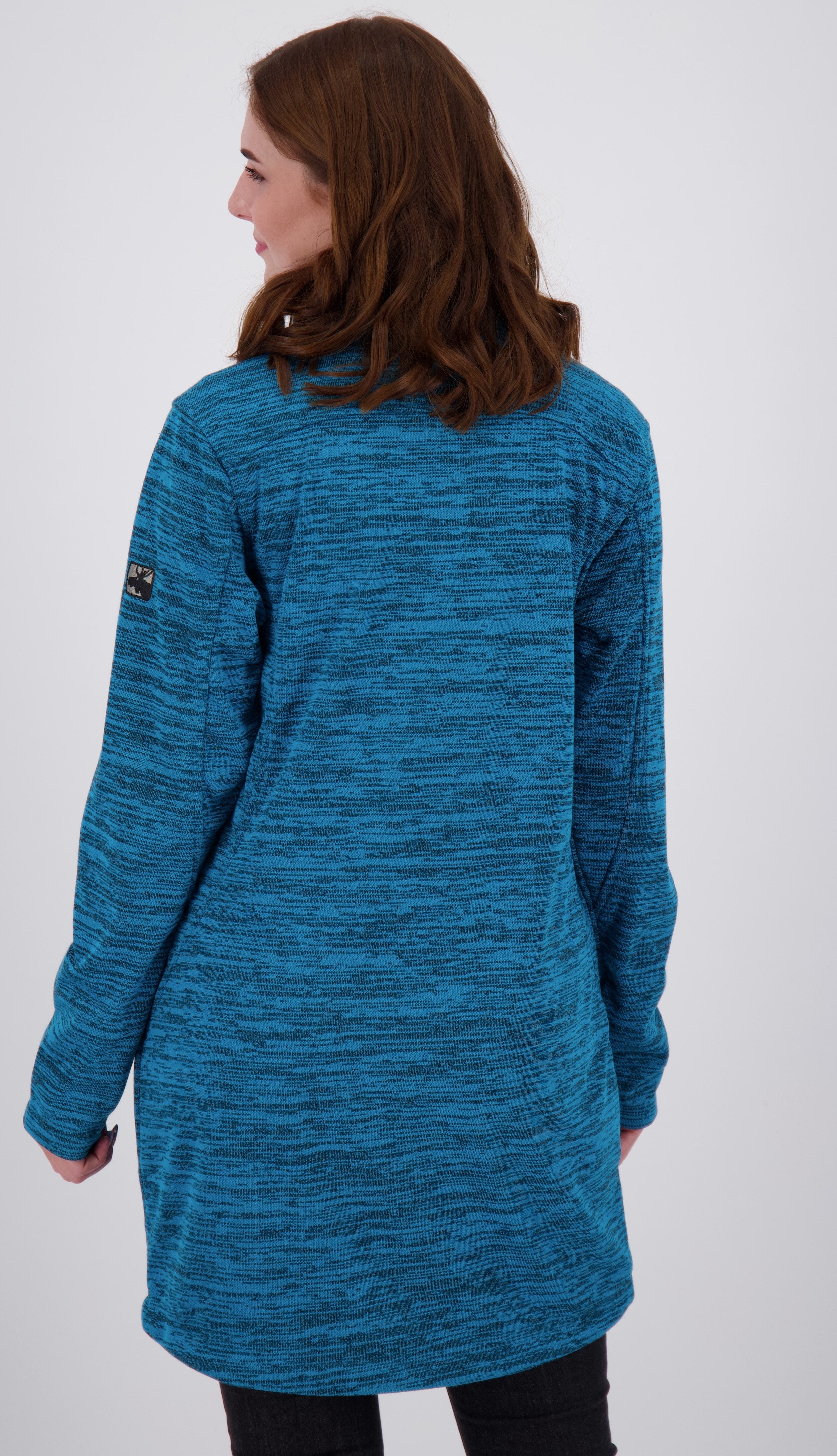 DEPROC Active Strickfleecejacke ELMSDALE LONG WOMEN auch in Großen Größen erhältlich