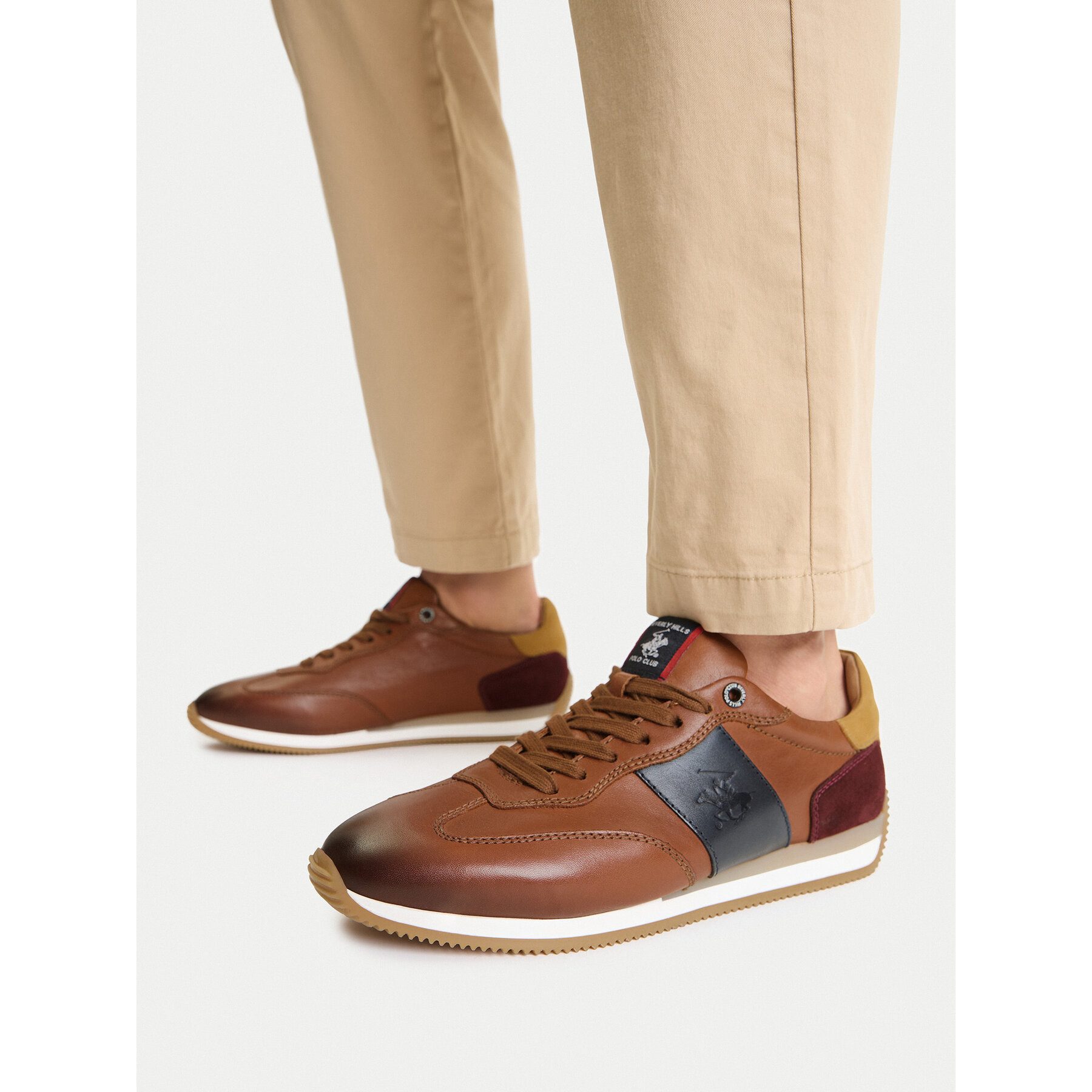 BEVERLY HILLS POLO CLUB Beverly Hills Polo Club Herren-Sneaker in Braun Sneaker