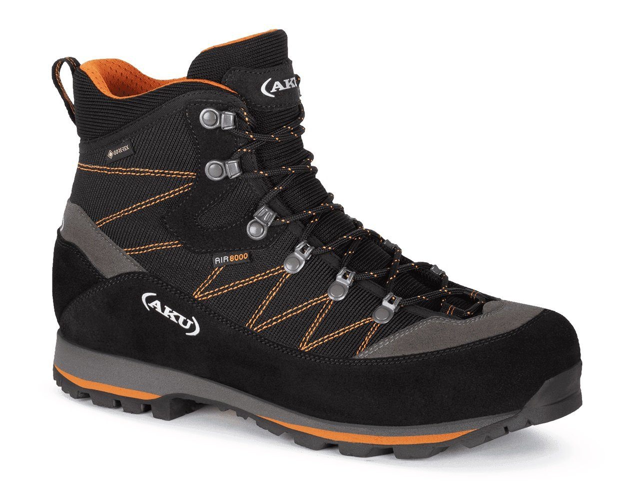 AKU Trekker Lite III Wide GTX (wasserdicht, weit) schwarz/orange Herren Wanderschuh
