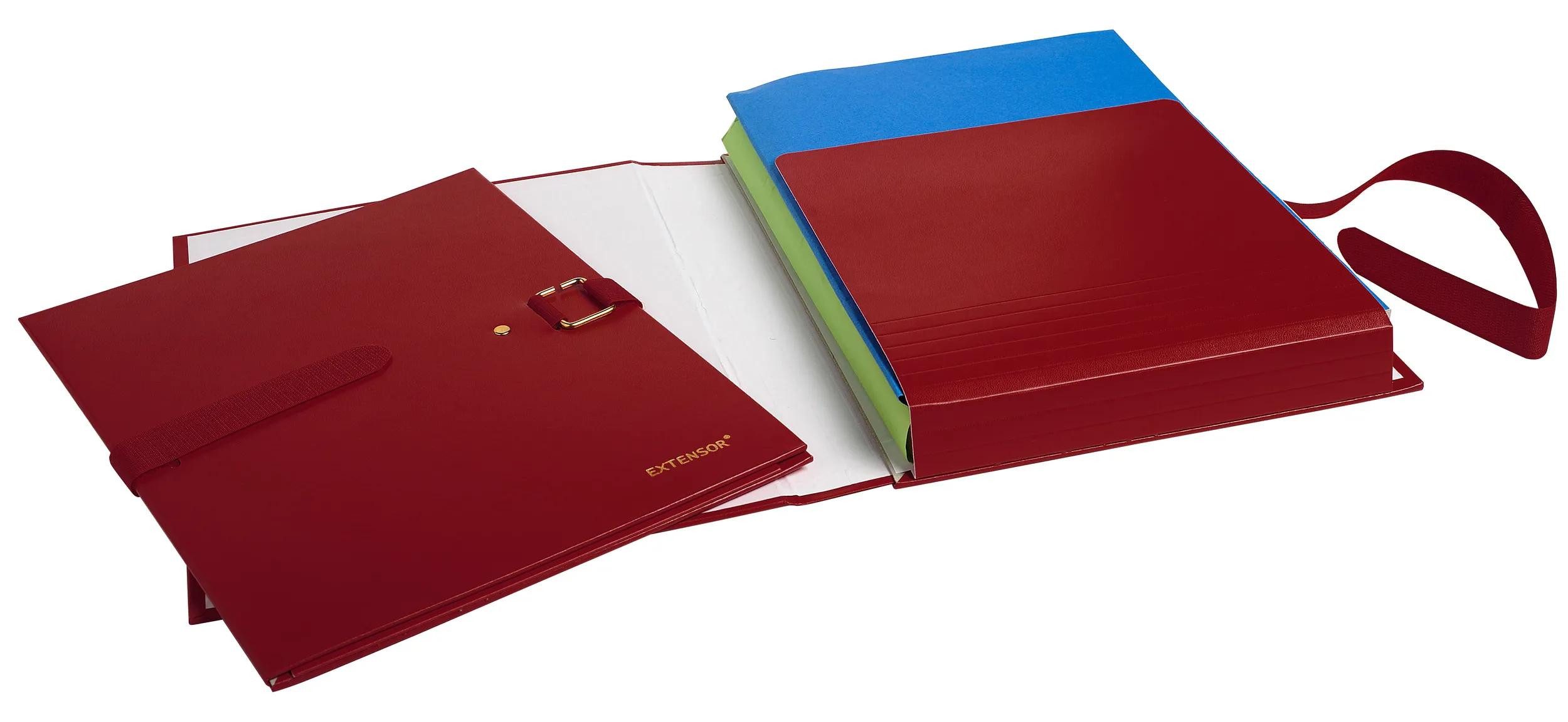 EXACOMPTA Organisationsmappe 10x Präsentationsmappe Dehnbar Rücken EXTENSOR® - sortiert - 22090E, Mappen mit dehnbaren Rücken Mit Klappen