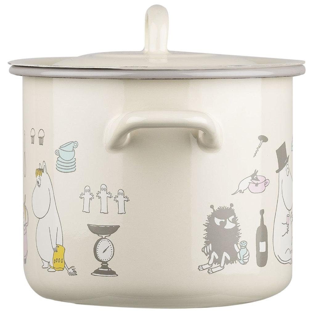 Muurla Kochtopf Topf Mit Deckel Mumins Bon Appetit (2,5 L)
