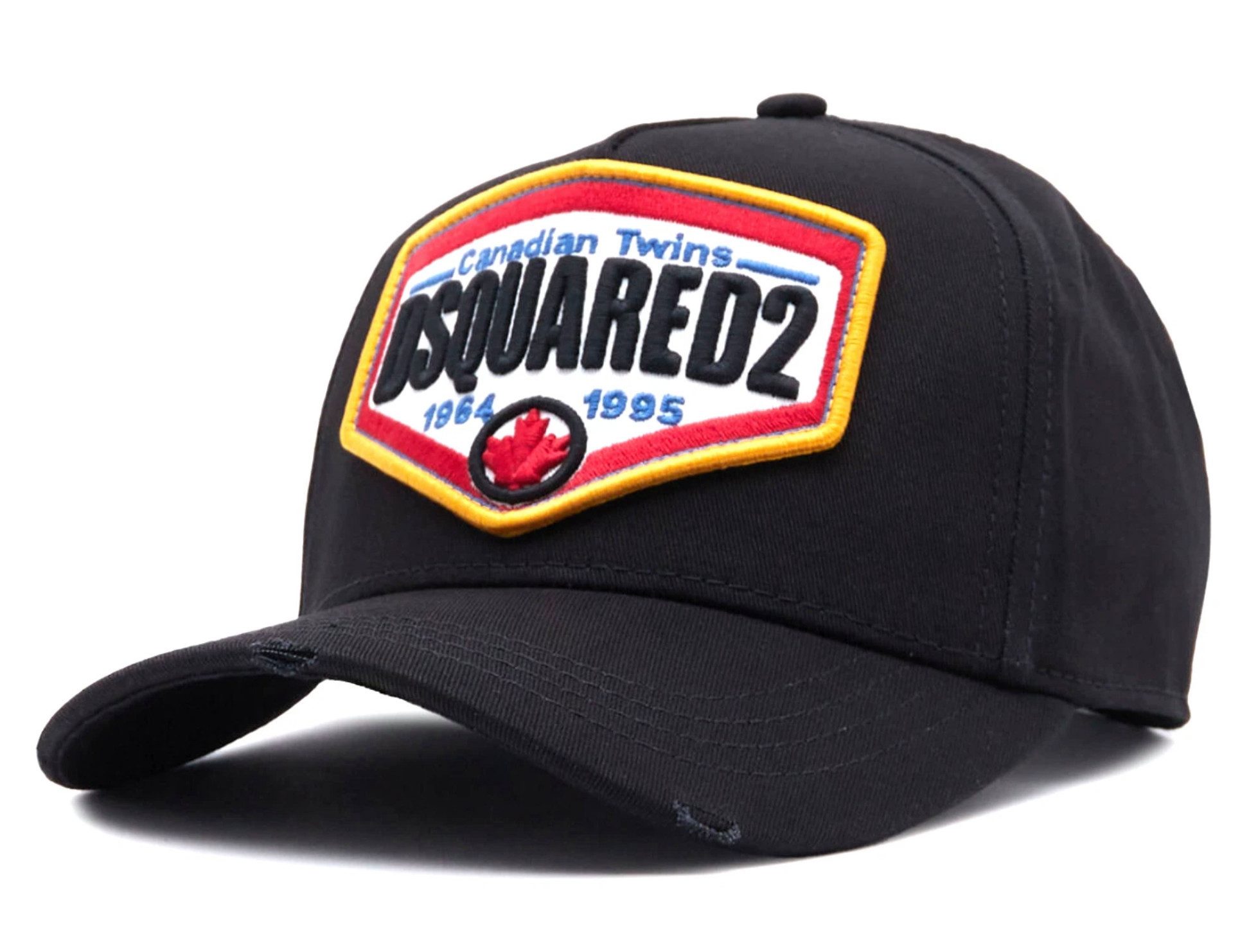 Dsquared2 Baseball Cap Basecap Icon Retro Patch Logo Baseballcap Mütze Markante Logo-Stickereien oder Signature-Patches