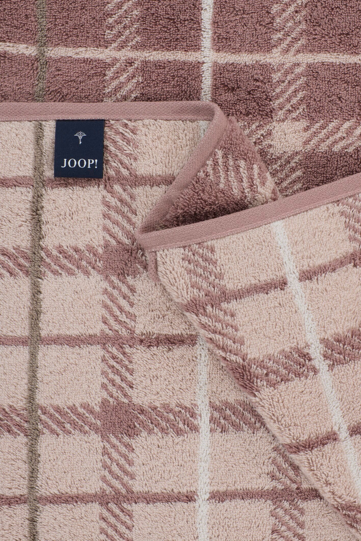 JOOP! Handtücher JOOP! LIVING - CONTOUR CHECKED Handtuch-Set, Textil (2-St)