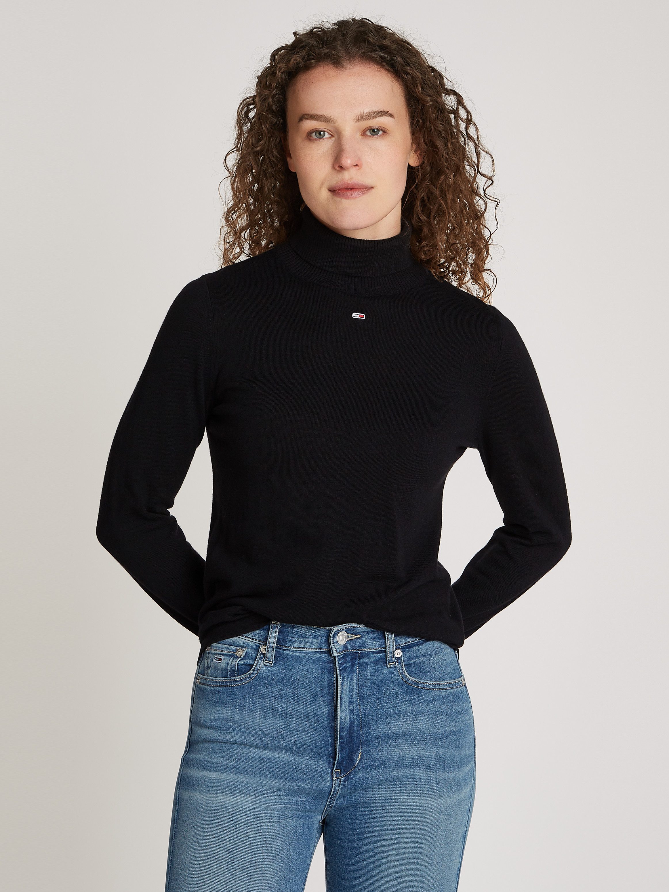 Tommy Jeans Curve Rollkragenpullover TJW ESSENTIAL günstig online kaufen