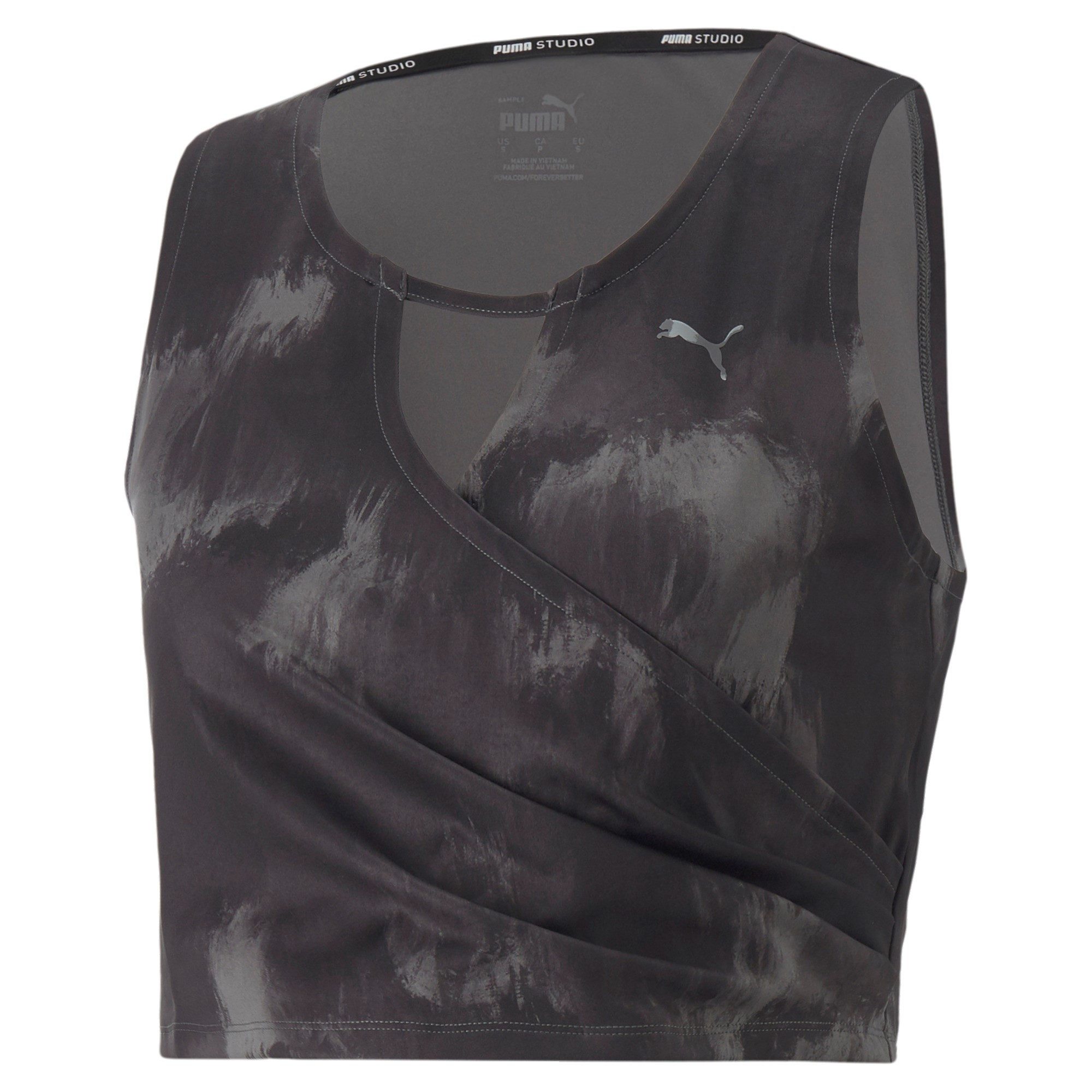 PUMA Tanktop Puma Damen Top Studio Crop Top All Ove Print 522236
