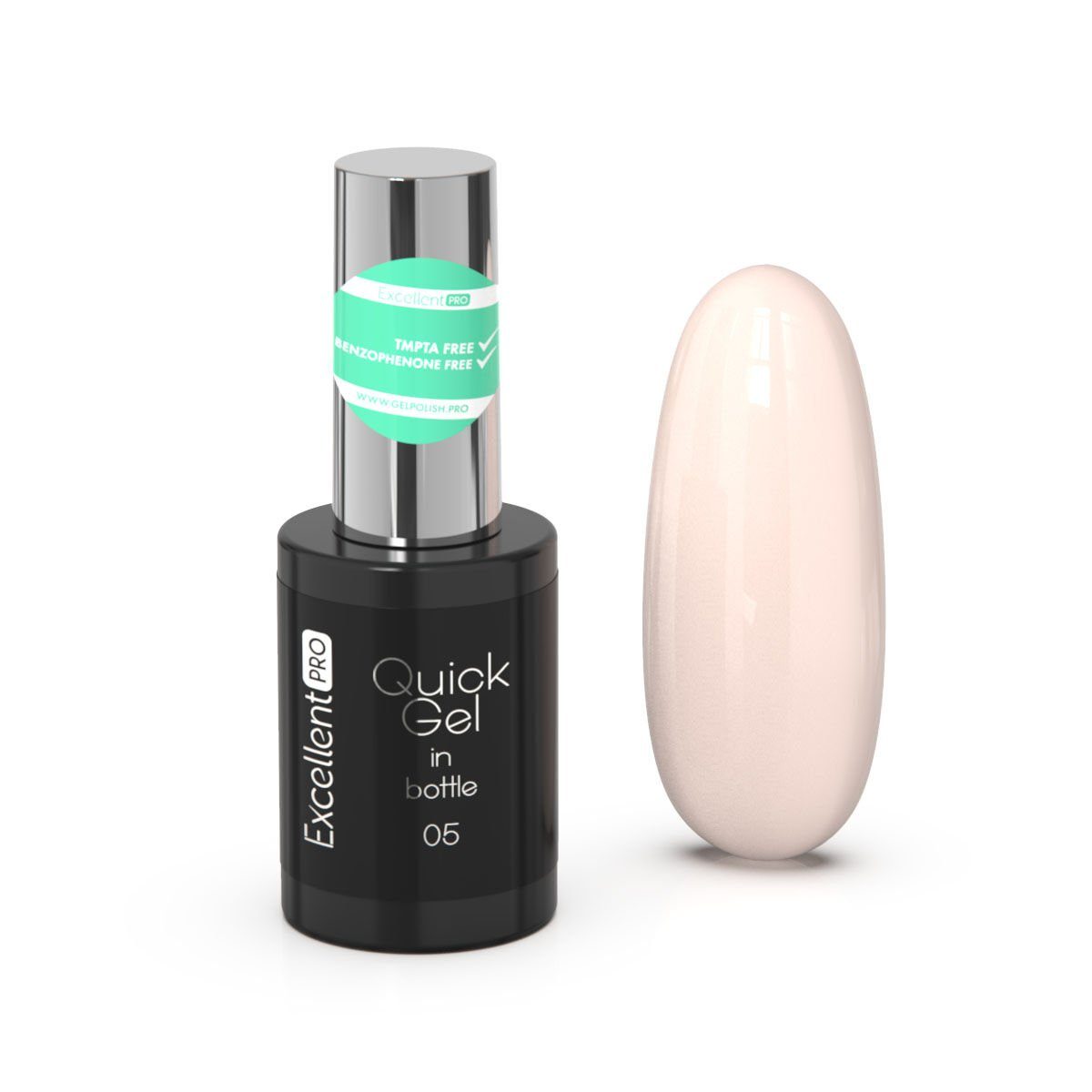 Hurtownia Excellent PRO UV-Gel Quick Gel in in der Pinselflasche 11ml, dünnflüssig, selbstnivellierend, besonders haltbar