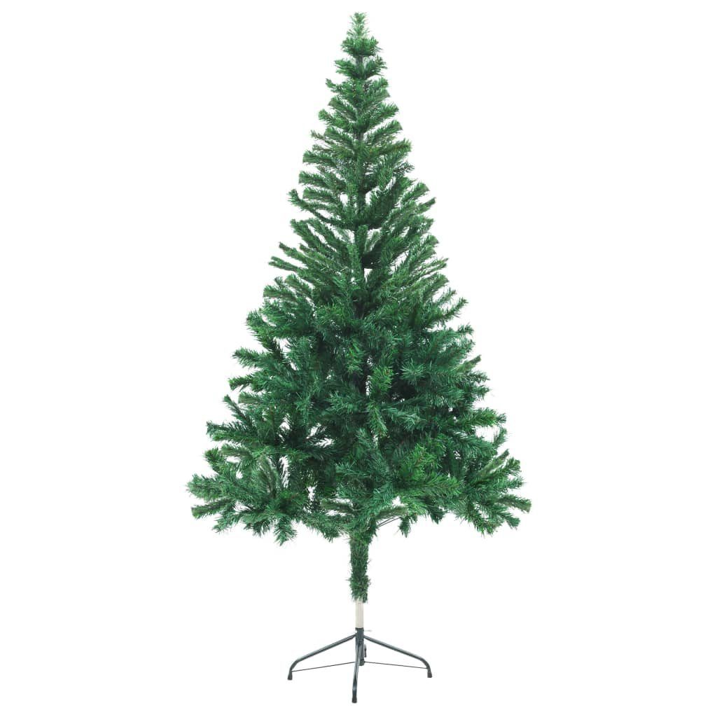 Künstlicher vidaXL Ständer Weihnachtsbaum 150 cm 380 Weihnachtsbaum Zweige Grün Künstlicher mit