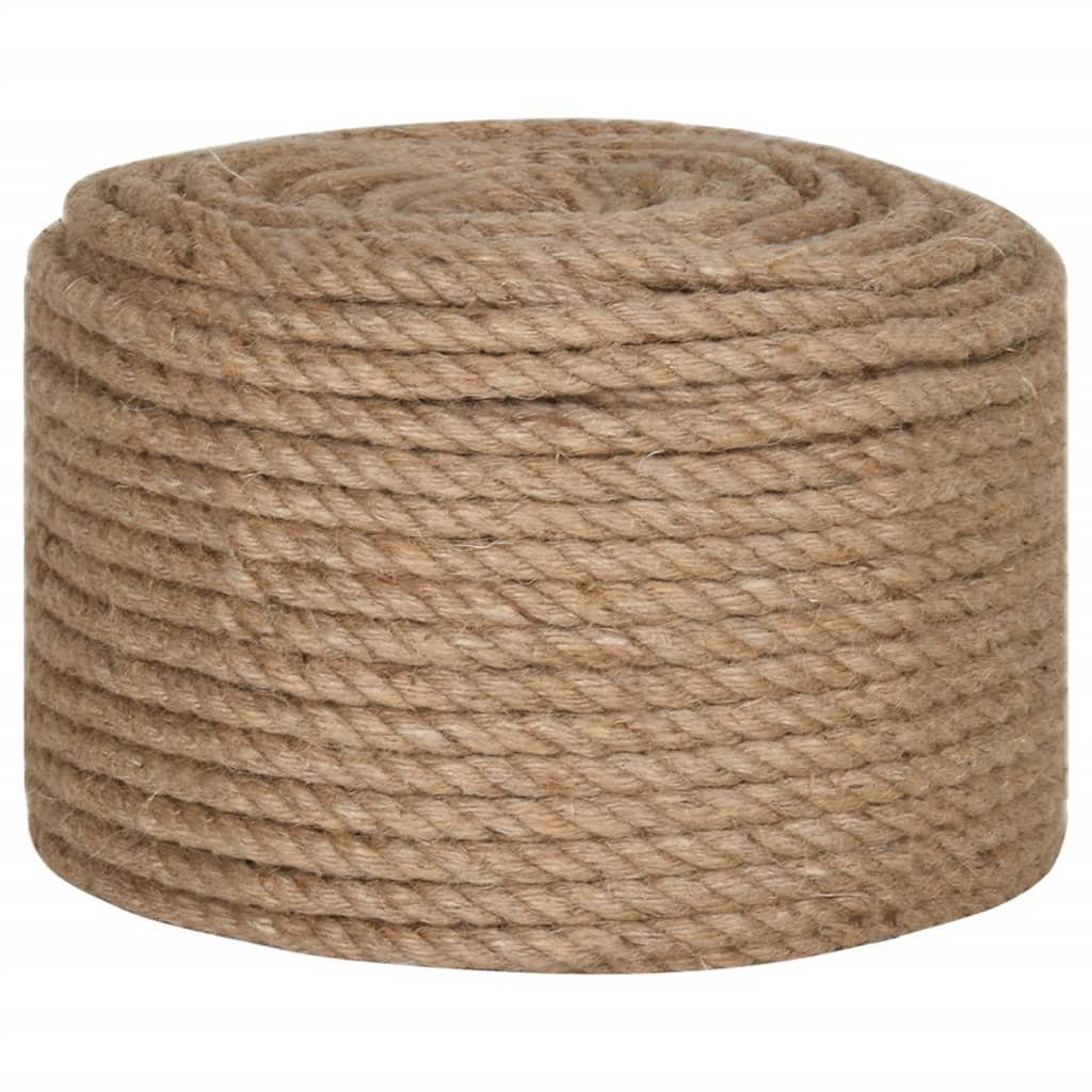 vidaXL Seil 100% Jute 10 mm 100 m Seil (1-tlg)