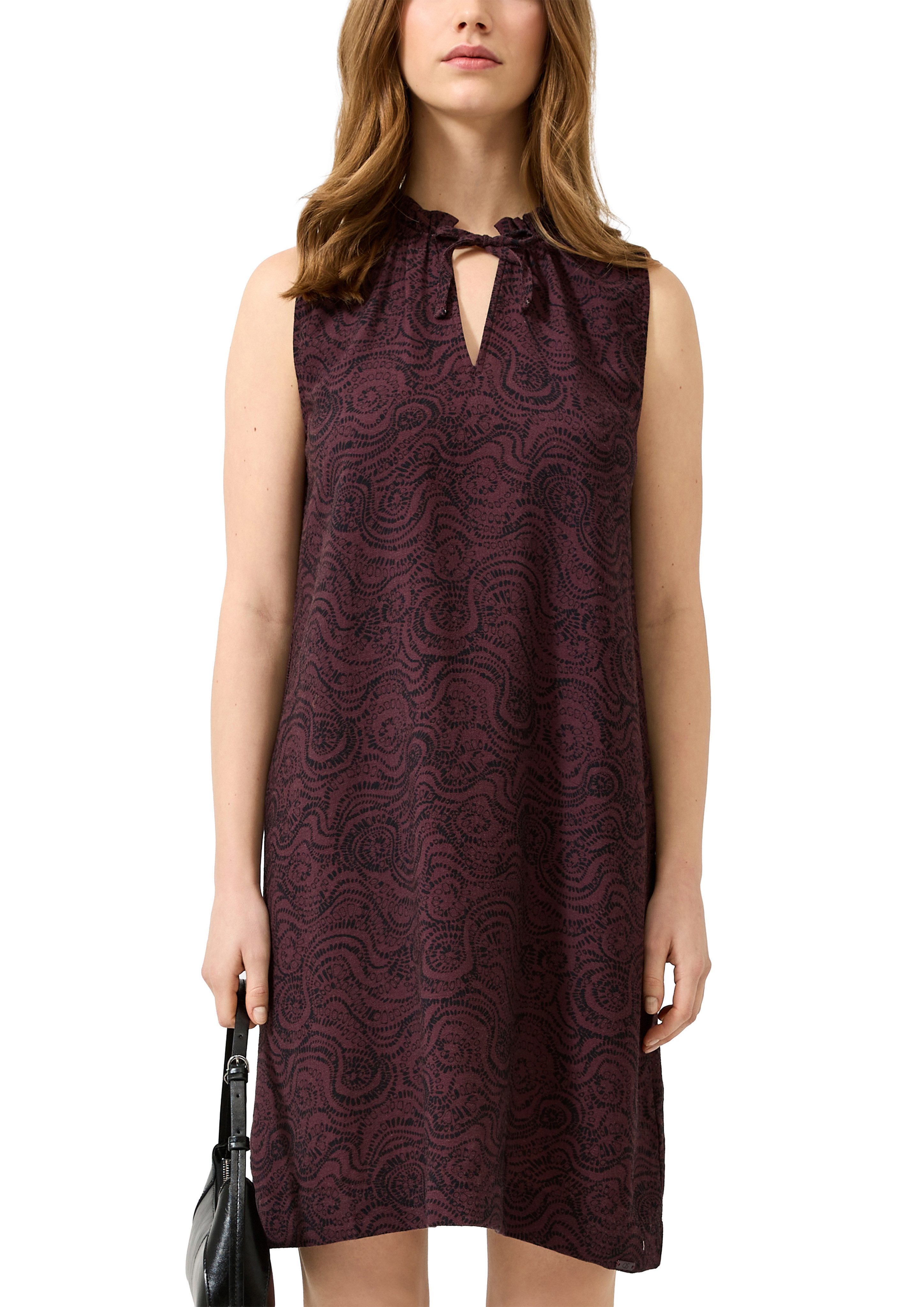 QS Druckkleid Sommerkleid mit grafischem Muster
