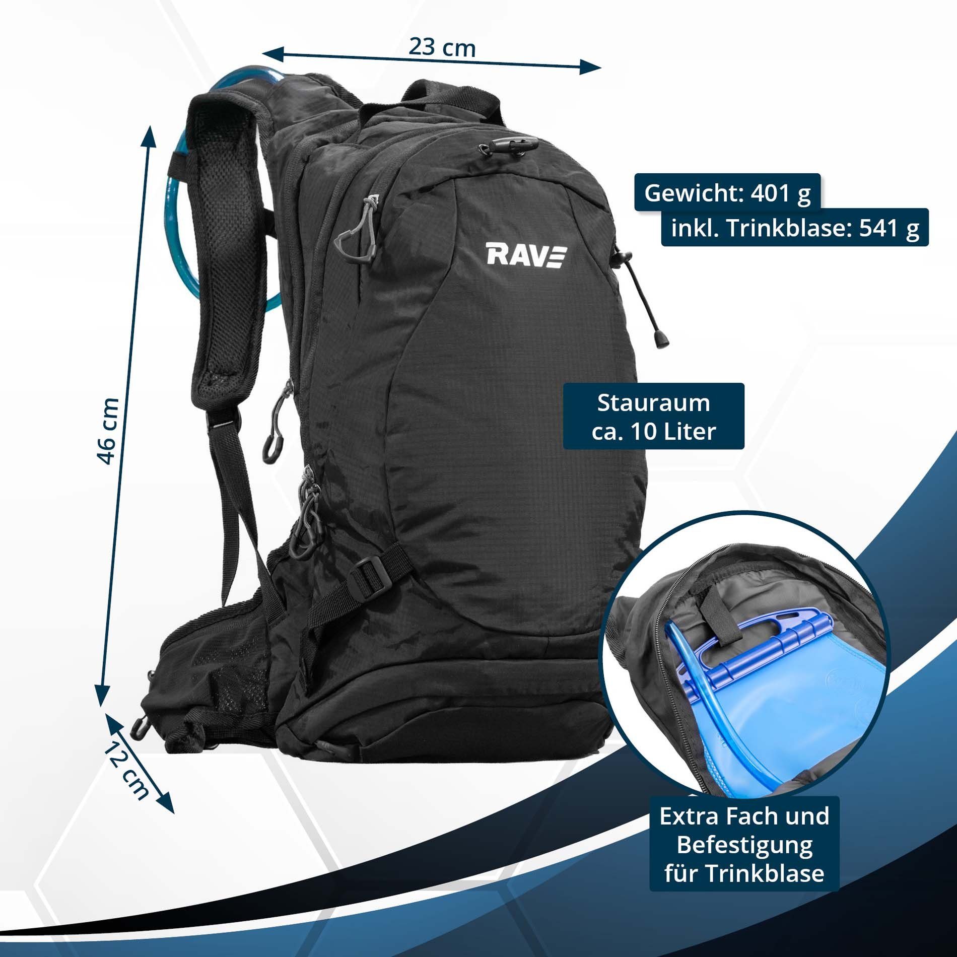 Rave Bike&Outdoor Rucksack Facile, inkl. 2 Liter Trinkblase – Bild 4 von 5