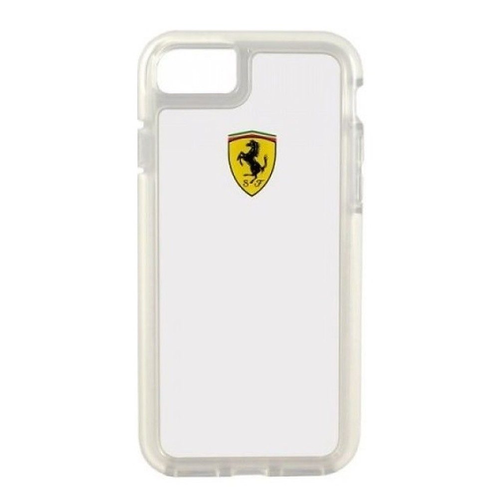 Ferrari Handyhülle Schutzhülle Schutzschale Smartphonehülle 4,7 Zoll, stoßfest, transparent, Ferrari-Lizenz