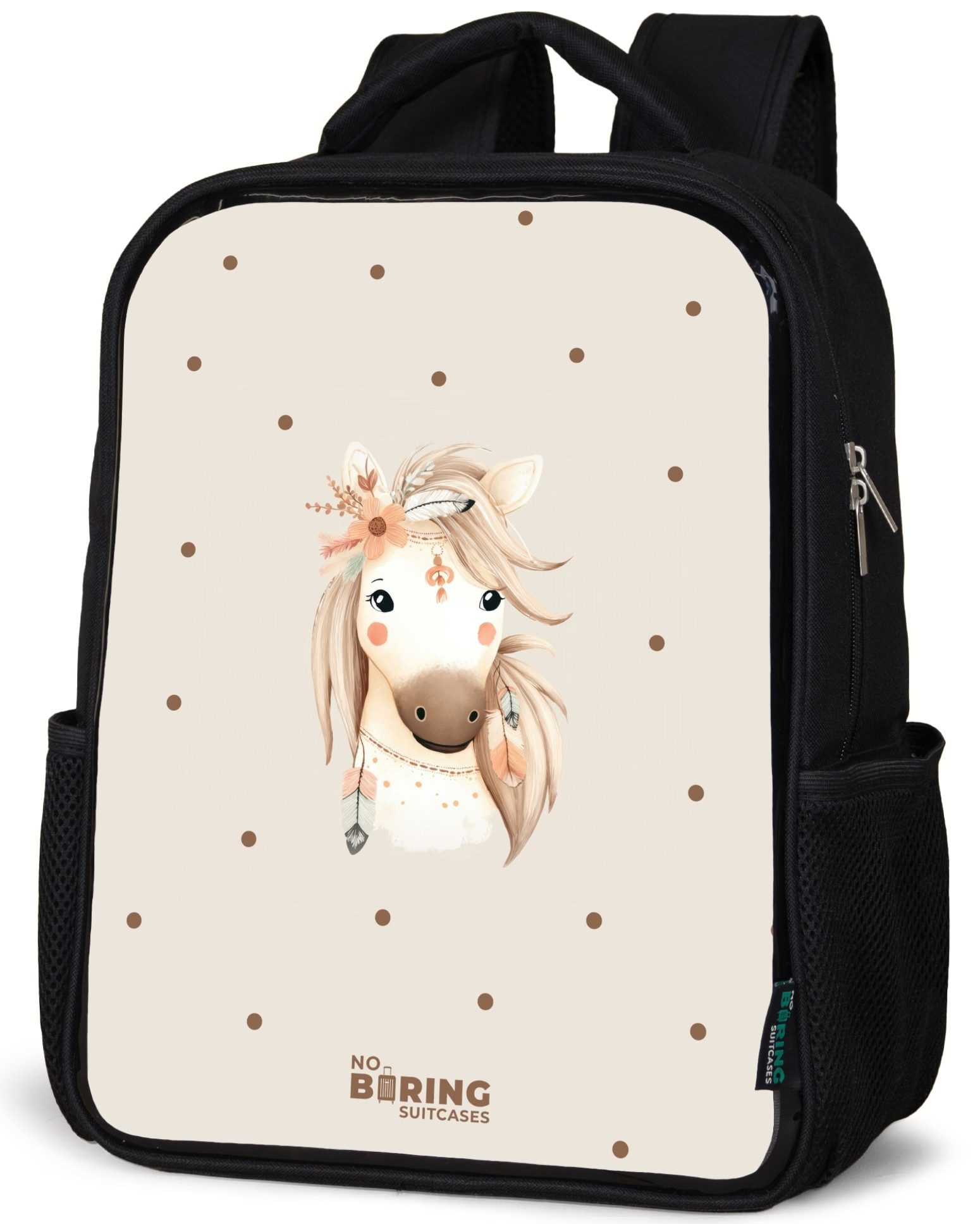 Rucksack Böhmisches Pferd in Pastellfarben
