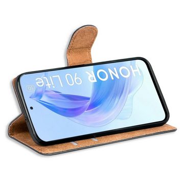 CoolGadget Handyhülle Book Case Handy Tasche für Honor 90 Lite 5G 6,7 Zoll, Hülle Klapphülle Flip Cover für Honor 90 Lite Schutzhülle stoßfest