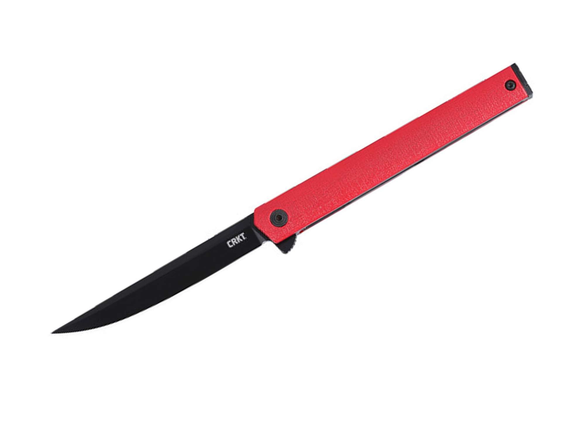 CRKT Taschenmesser Taschenmesser CEO Flipper Red Black Blade