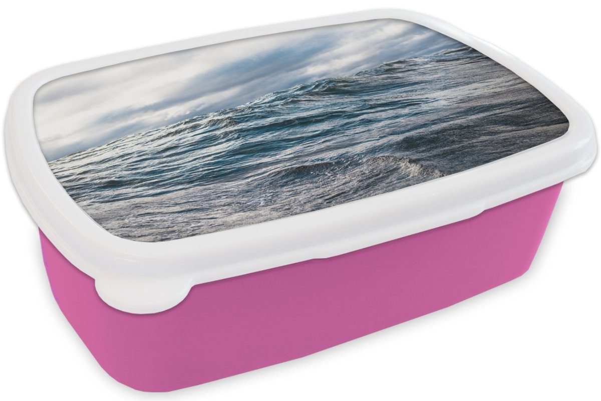 Snackbox, (2-tlg), Brotdose Kunststoff Kunststoff, Kinder, Mädchen, MuchoWow rosa Erwachsene, Meer Norwegen, Brotbox Golf - - für Lunchbox