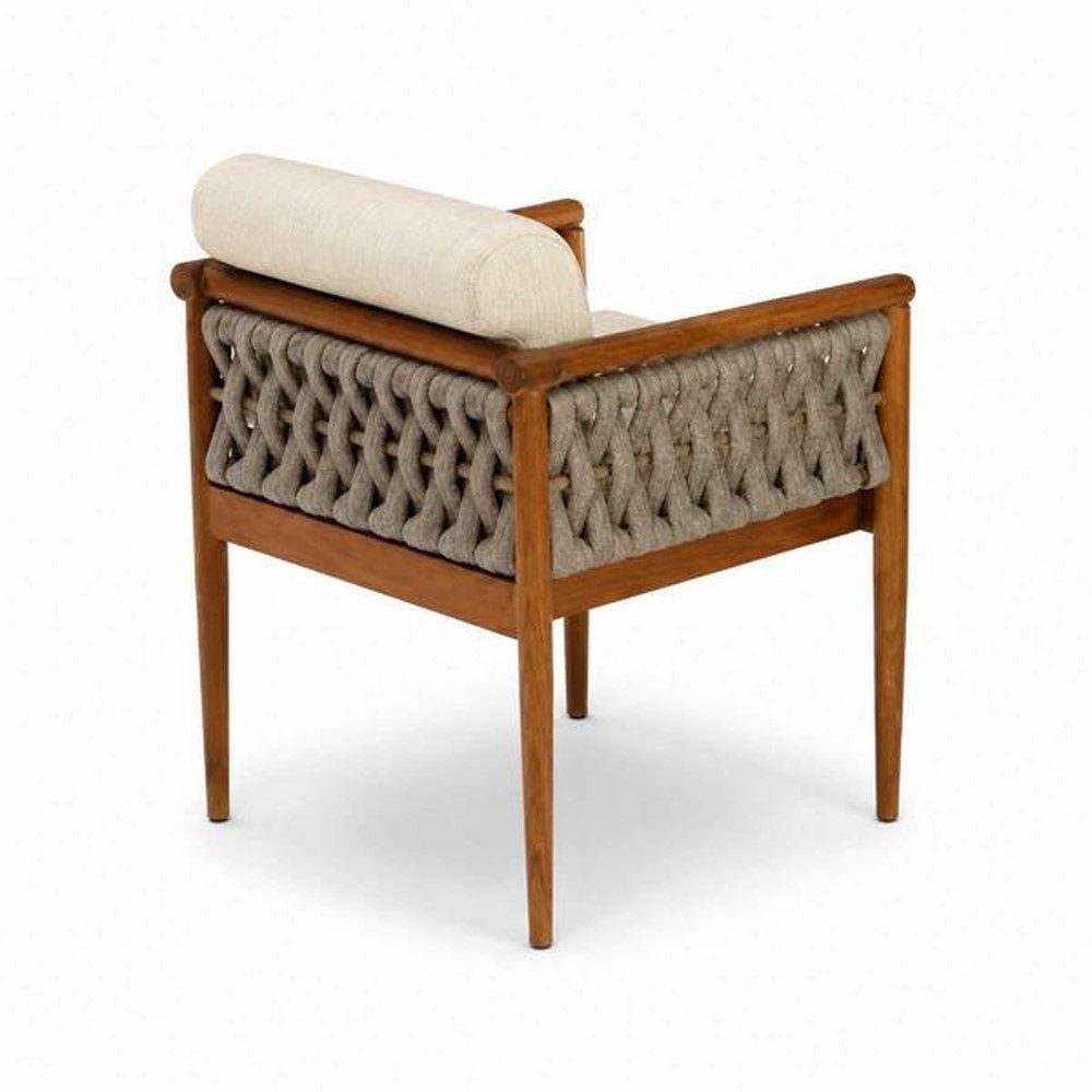 JVmoebel Stuhl Stuhl schön bequem praktisch kompakt beige braun Terrasse (1-tlg., 1 St)