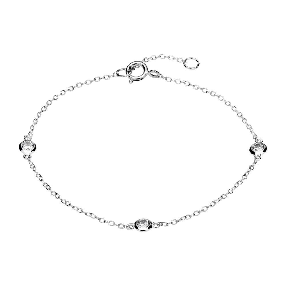 Silberarmband Armband 925er Sterlingsilber Zirkonia