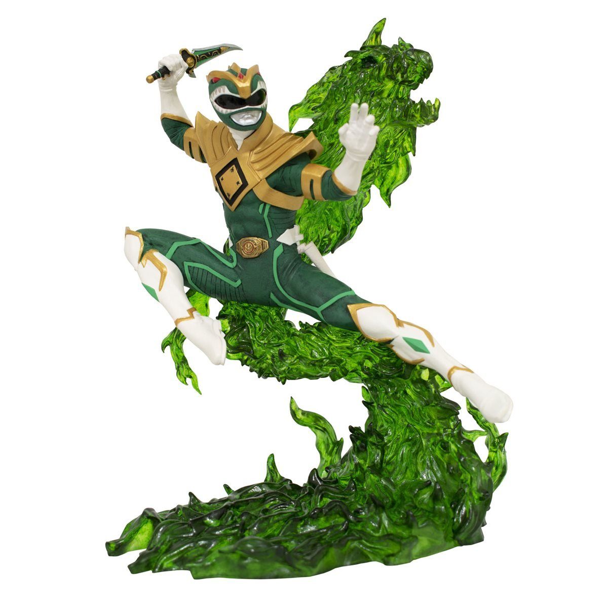 Diamond Select Toys Sammelfigur POWER RANGERS GALLERY GREEN RANGER PVC STATUE