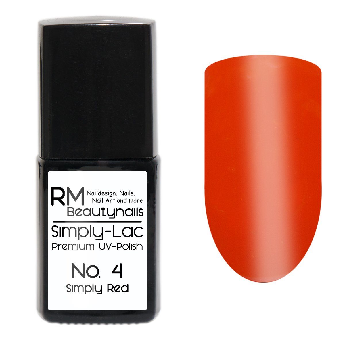 RM Beautynails UV-Nagellack Simply Lac Premium UV-Nagellack UV-Polish 10ml Simply Red