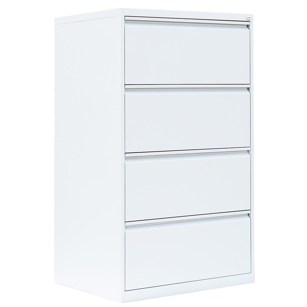 Steelboxx Hängeregisterschrank für DIN A4 Hängemappen 132x76x62cm mit 4 Sch günstig online kaufen