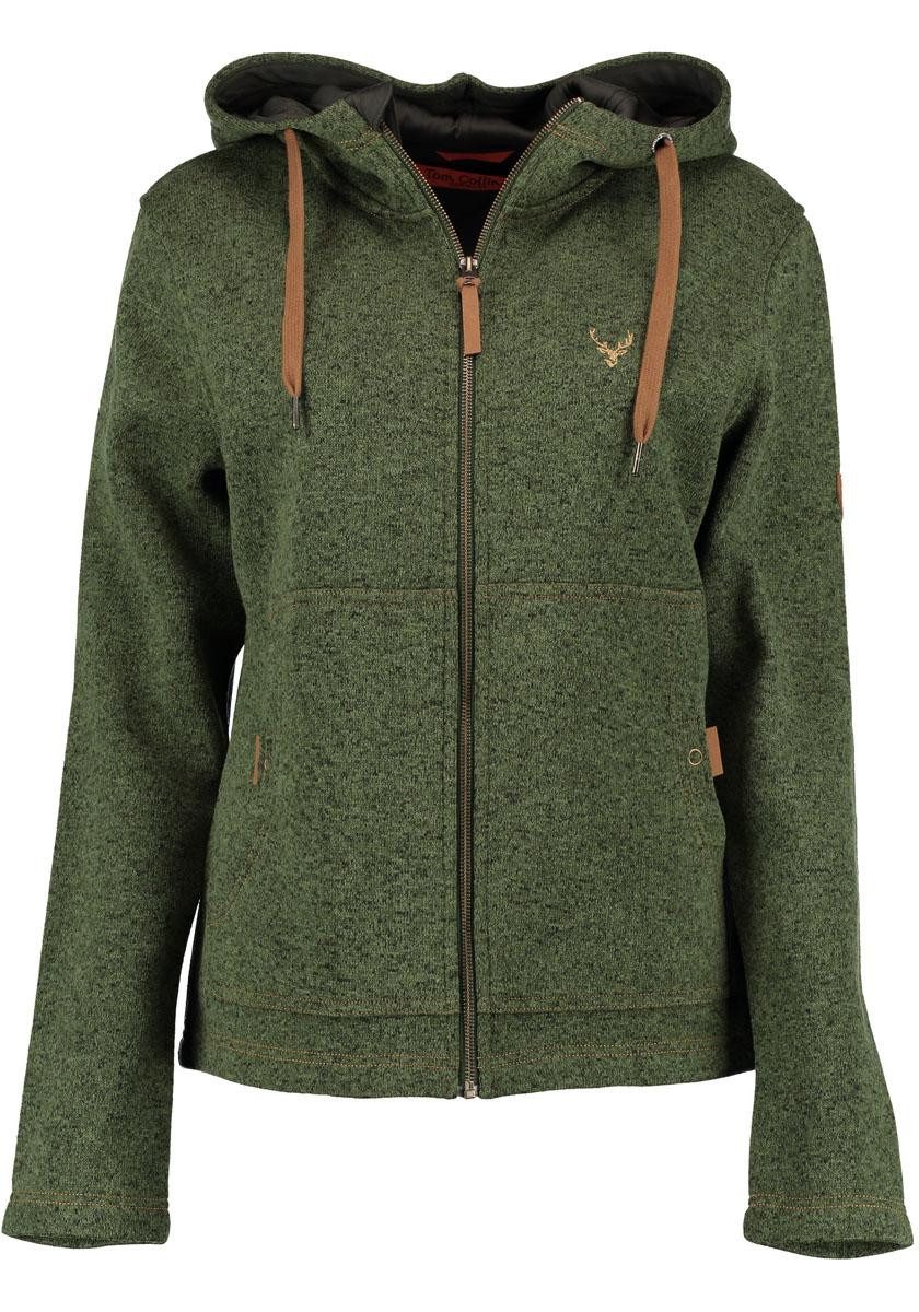 Tom Collins Strickfleecejacke Adisur Damen Kapuzenjacke günstig online kaufen