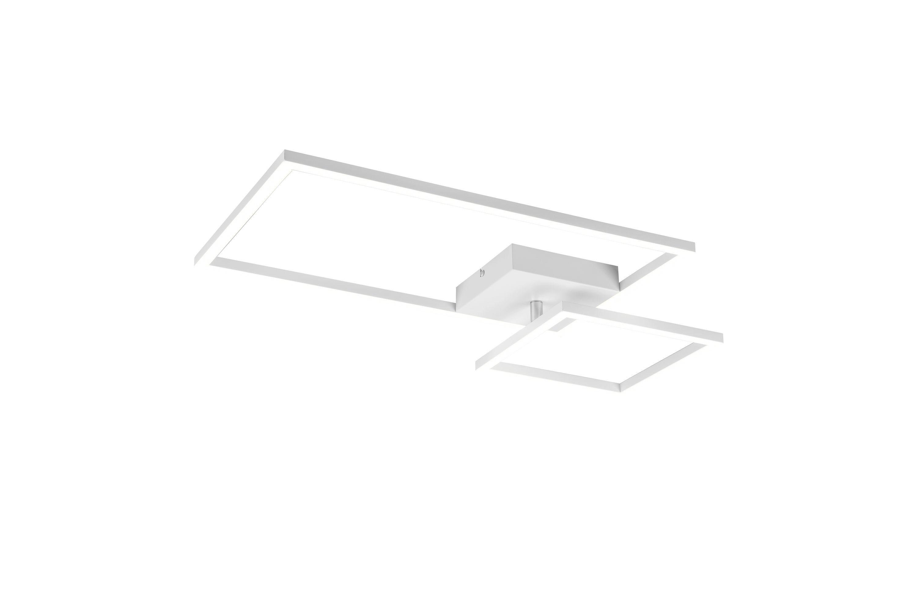 Reality Leuchten Deckenleuchte Reality Leuchten Deckenleuchte PADELLA BHT 63.50x7.50x37 cm weiß, Neutralweiß