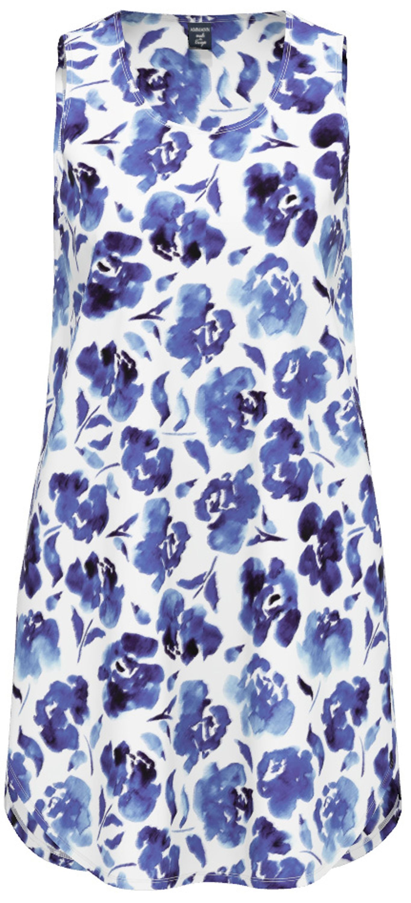 Ammann Nachthemd Ibiza (Set, 1-tlg., 1-teilig) Damen Sleepshirt ca.90cm Schlafshirt Baumwolle-Modal-Mix