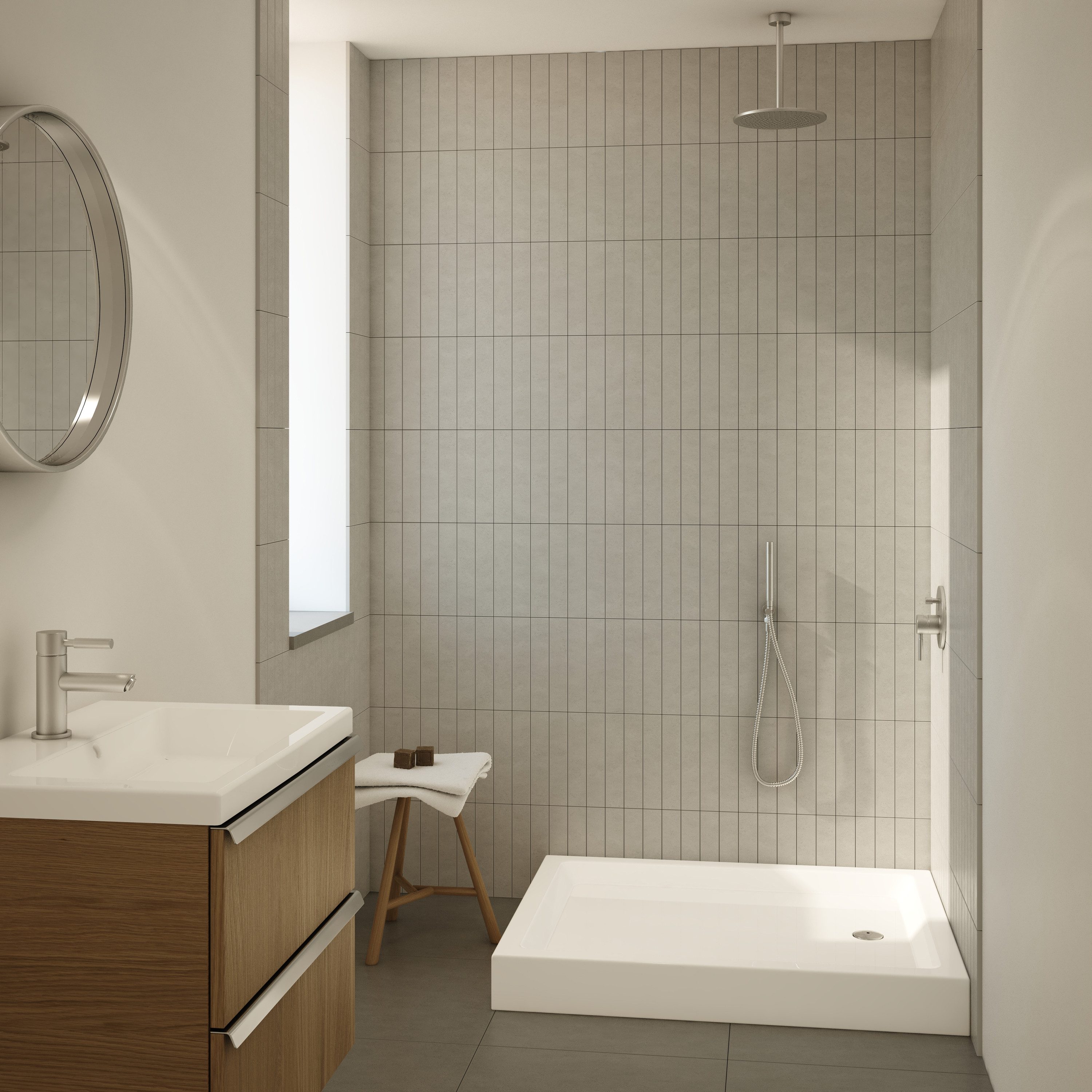 Aquabad® Duschwanne Komplettset NORMA, Rechteck, Acryl, 1-St., Duschwanne + günstig online kaufen