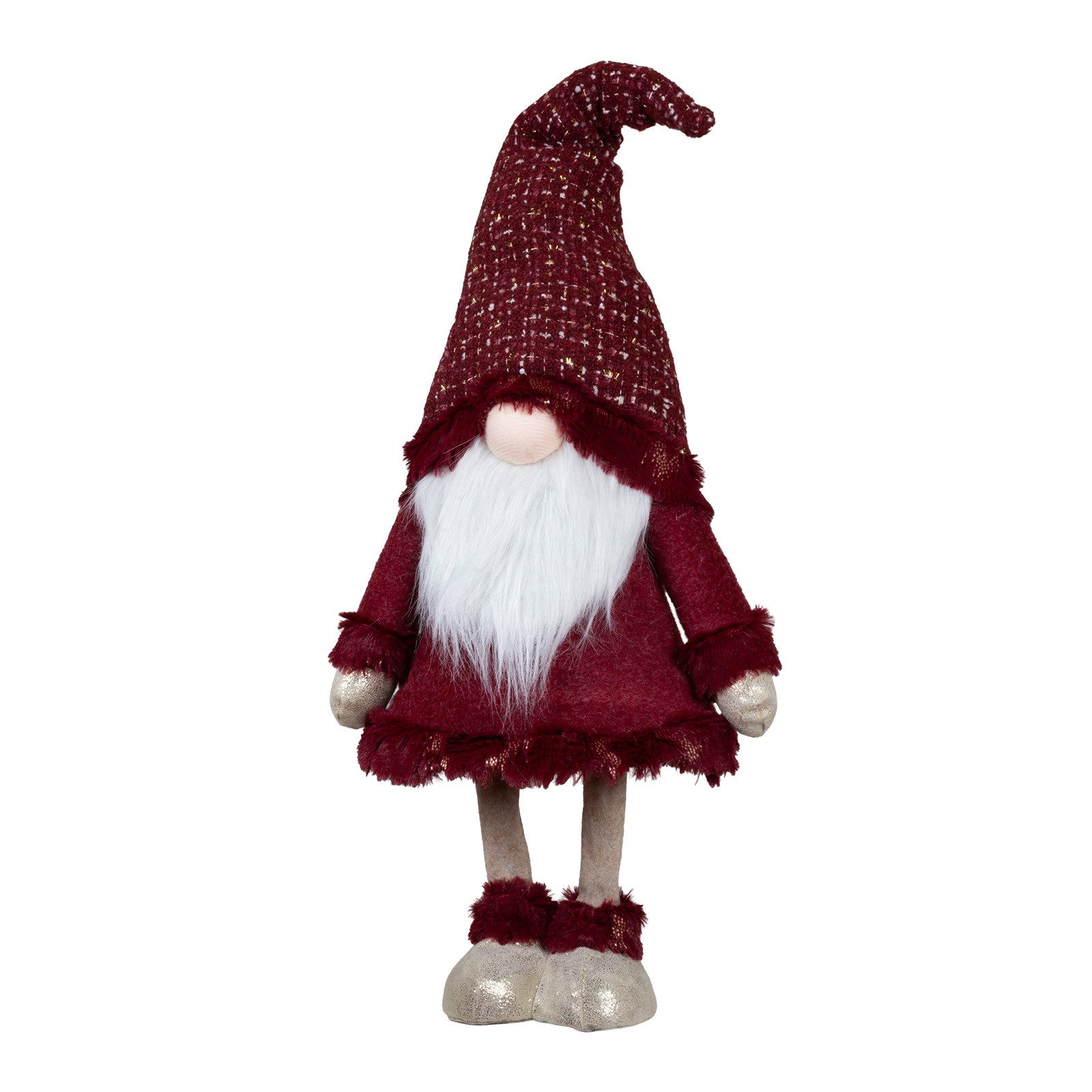 Weihnachtsfigur Wackelgnom Wichtel 40cm (62cm)