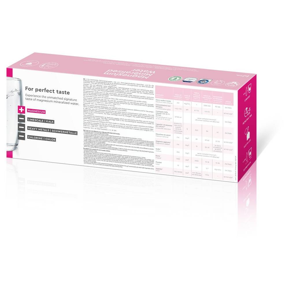 BWT Wasserfilter Magnesium Mineralized Water-Filterkartuschen 6 Pack 814136