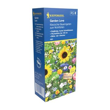Smart Soil Technologies Blumenerde - und Grünpflanzen BIO 5 L + Blumensamen-Mischung "Garden Love", (1-St)
