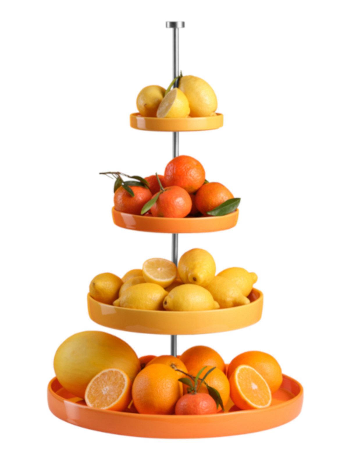 ASA SELECTION Etagere joy Etagere 4-stufig orange smoothie 61cm, Steingut, (Etageren)