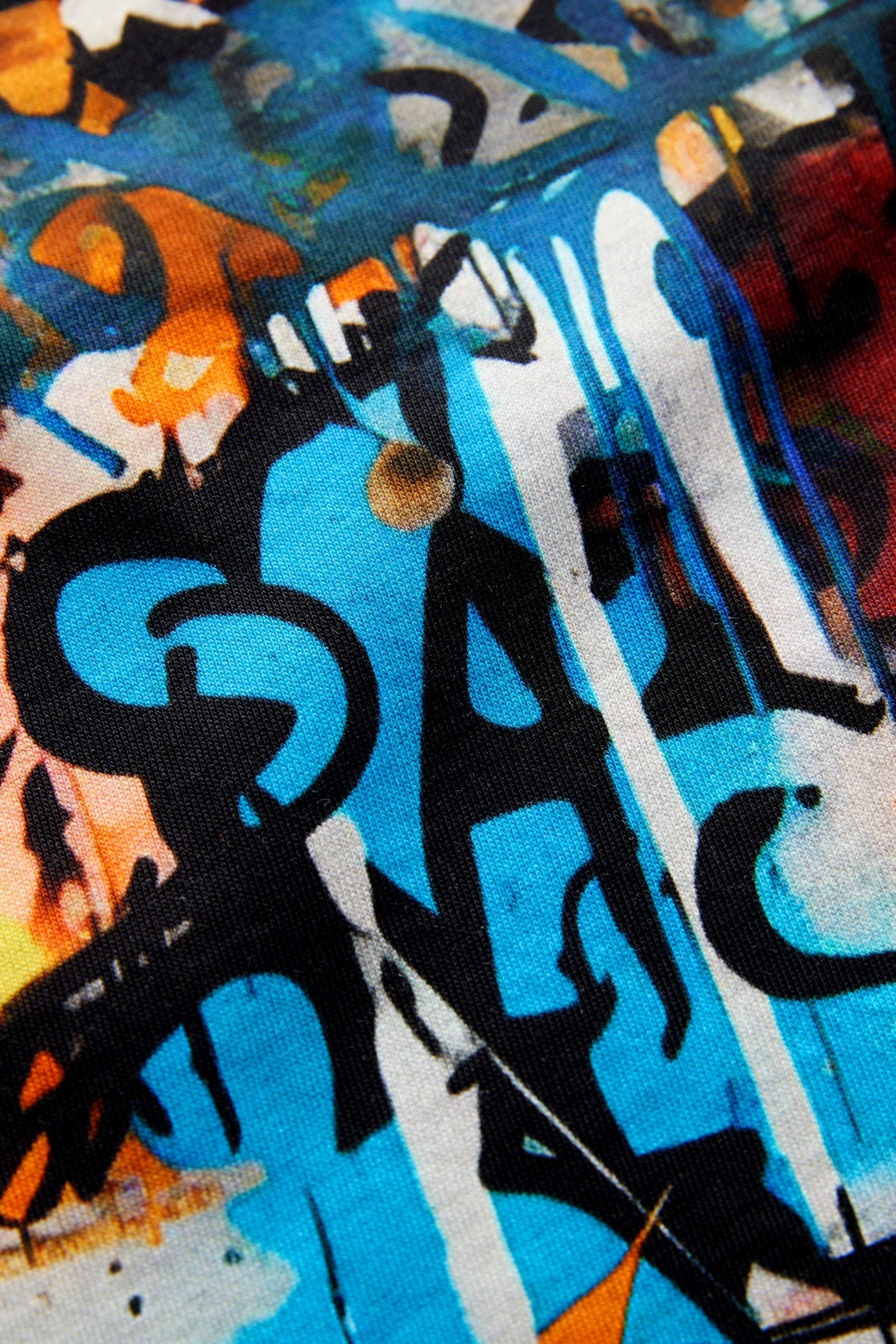 Next T-Shirt Kurzarm-T-Shirt mit durchgehendem Print (1-tlg)