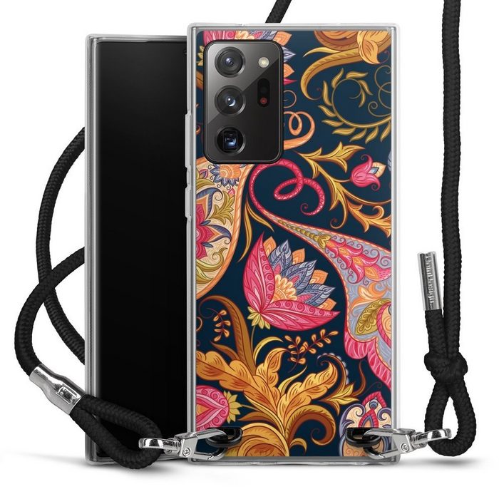 DeinDesign Handyhülle Muster Ornamente Mandala Floral Autumn 1 Samsung Galaxy Note 20 Ultra Handykette Hülle mit Band Cover mit Kette