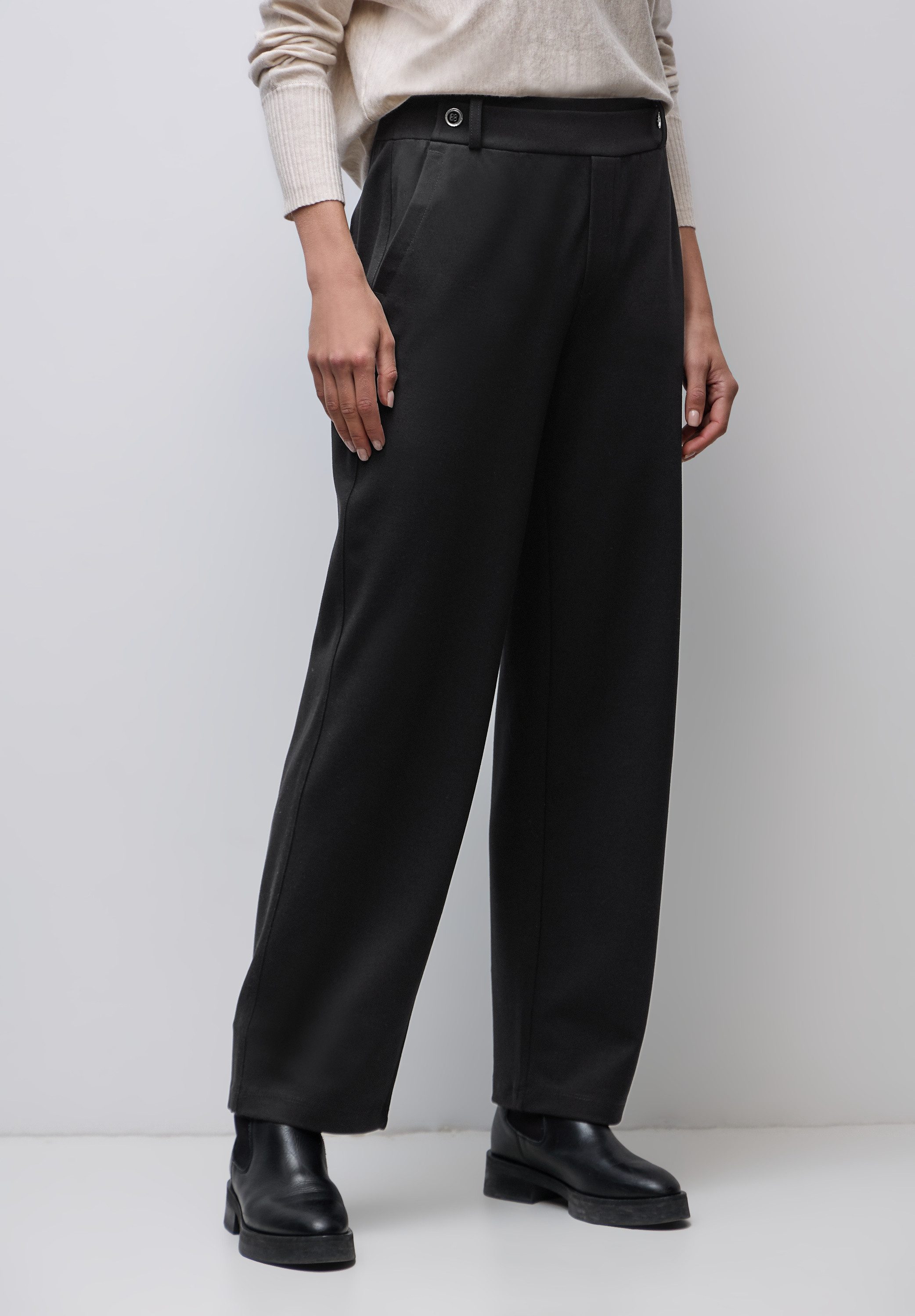 STREET ONE Stoffhose High Waist günstig online kaufen