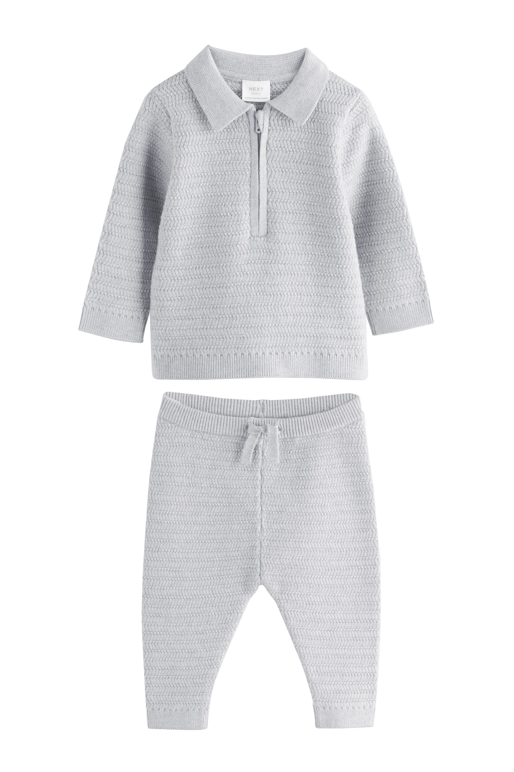 Next Top & Leggings Baby-Set mit Strickpullover und Leggings (2-tlg)
