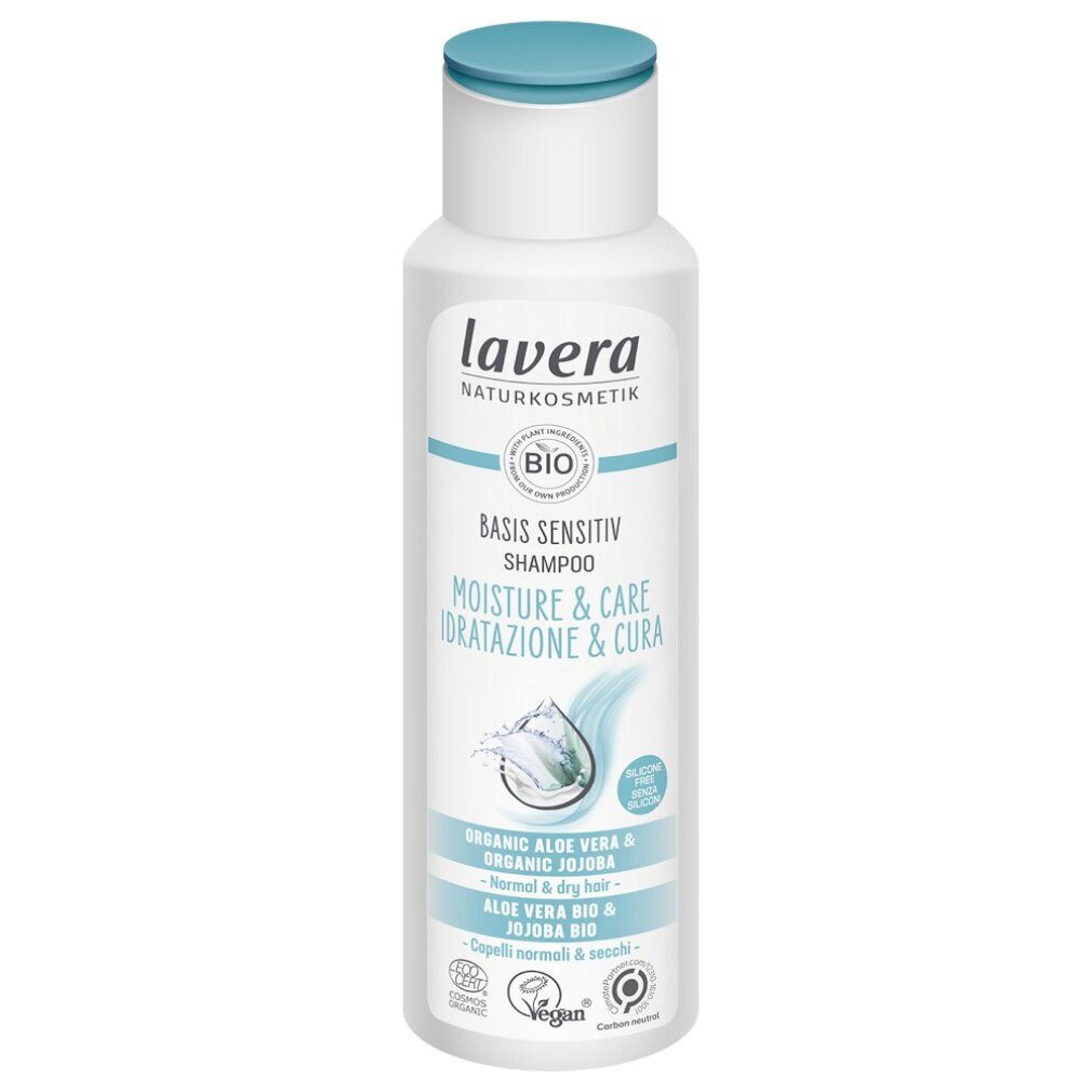 lavera Körperpflegemittel Basis ampon Feuchtigkeit & Pflege 250 ml
