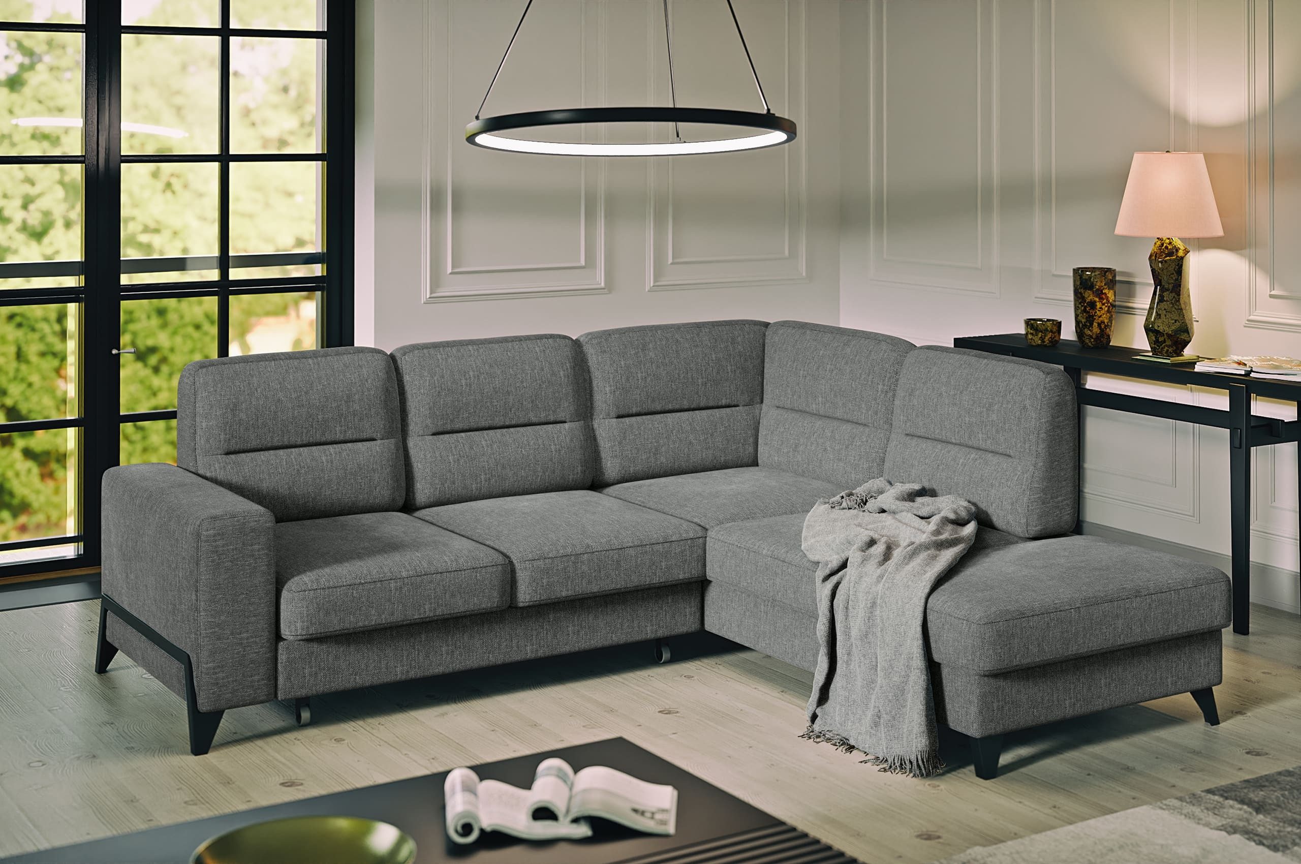 MF Design Polsterecke Cassada, mit Bettfunktion