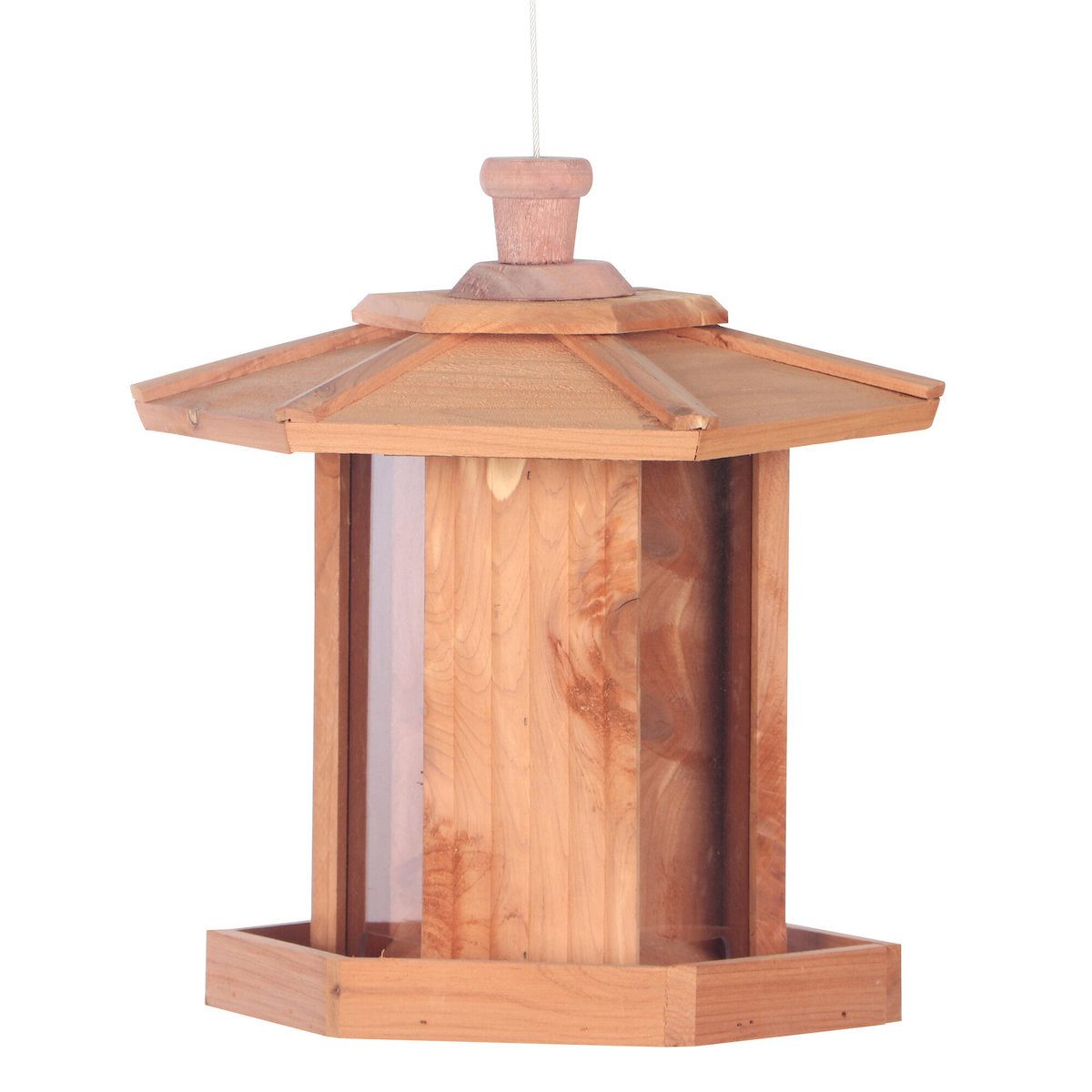 Vogelhaus Gartenvögel Futterhaus Zedernholz Ica