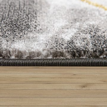 Teppich Wohnzimmerteppich Kurzflor Abstraktes Muster Mit Marmor, TT Home, Läufer, Höhe: 16 mm