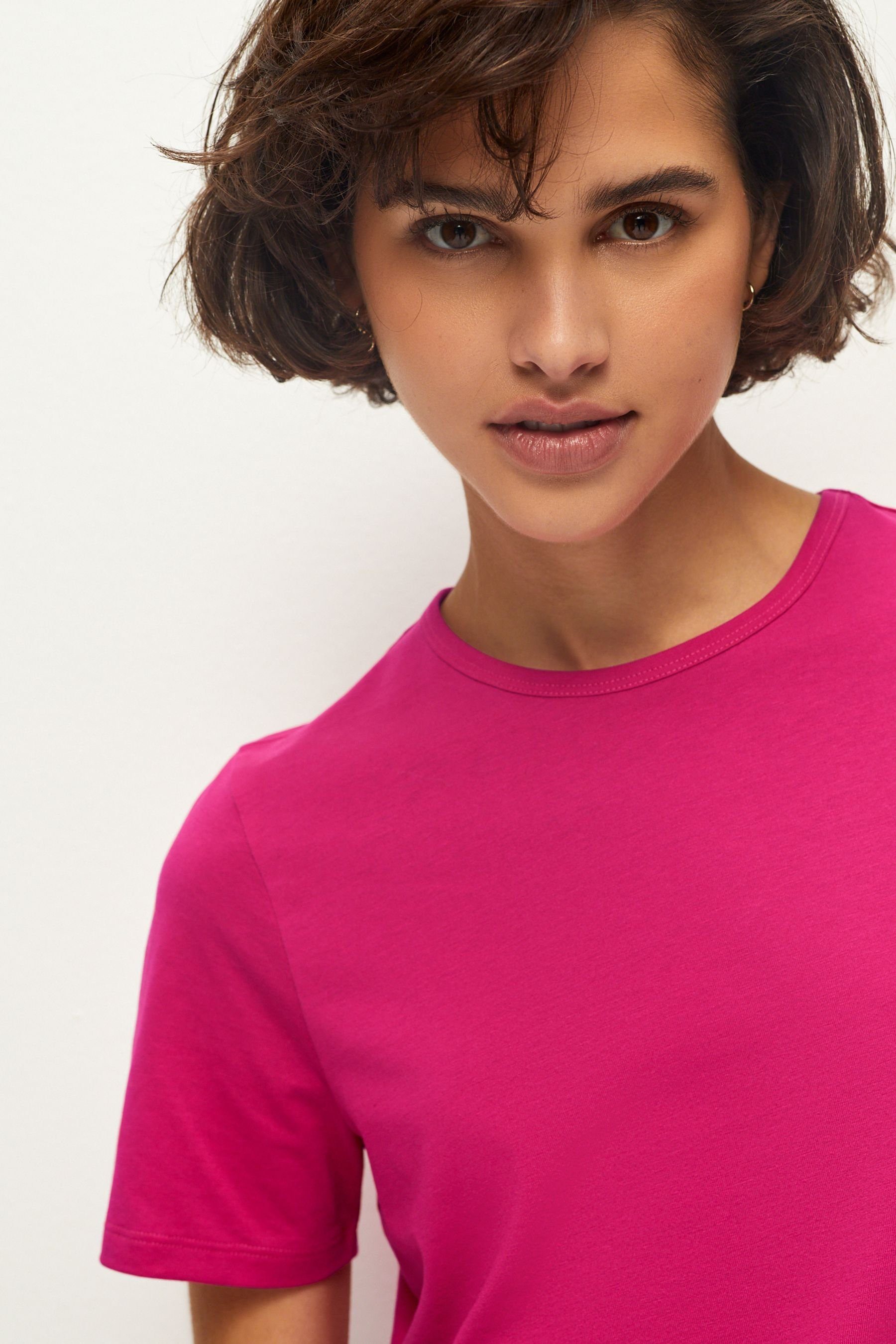 Next T-Shirt Everyday Kurzarm-T-Shirt mit Rundhalsausschnitt (1-tlg)