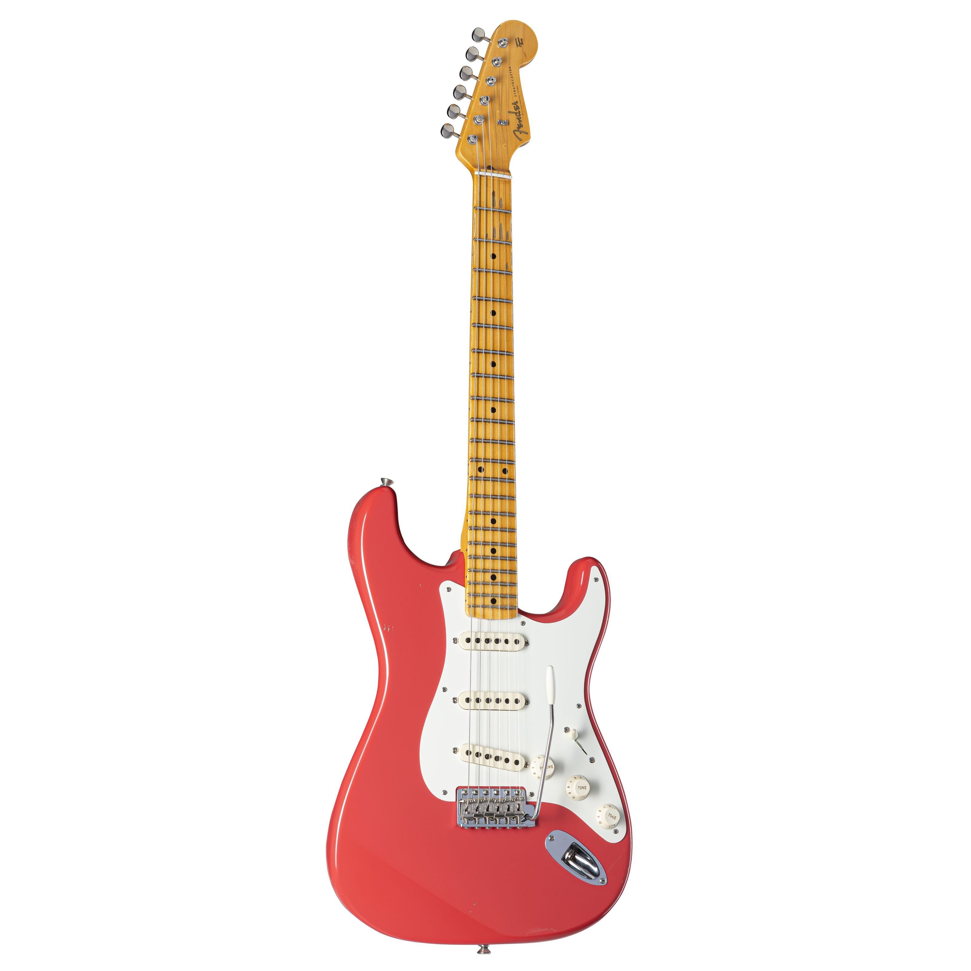 Fender E-Gitarre, E-Gitarren, ST-Modelle, '56 Stratocaster JRN Closet Classic MN Fiesta Red #R127514 -