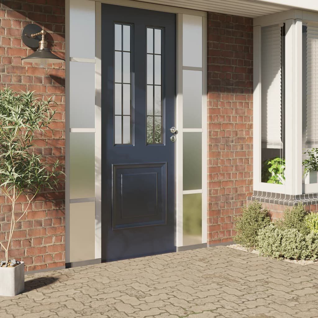 Fensterfolie Sonnenschutzfolien 3 Stk. Statisch Reflektierend Silbern PVC