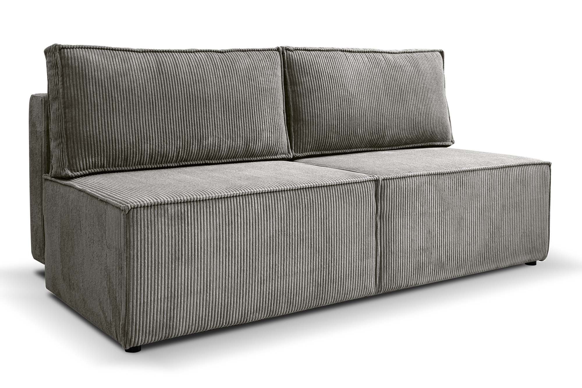 Kaiser Möbel Sofa Schlafsofa mit Bettzeugfach COMPI, Optional mit Bettfunktion und Bettzeugabteil
