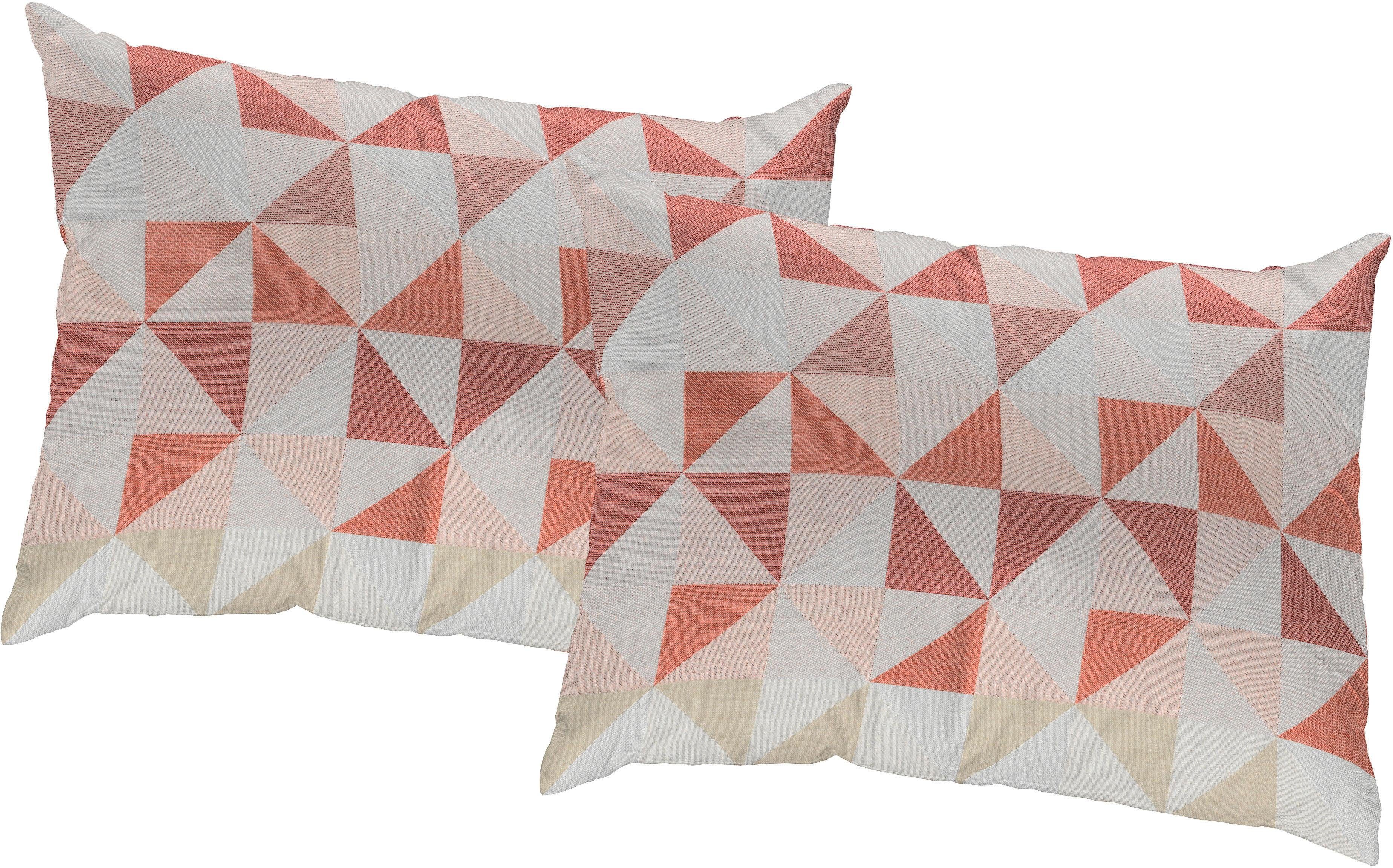 Wirth Dekokissen "Berlare" Kissenhülle ohne Füllung, 2 Stück günstig online kaufen