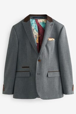 Next Baukastensakko Donegal-Anzug mit Besatz: Sakko-Tailored-Fit (1-tlg)