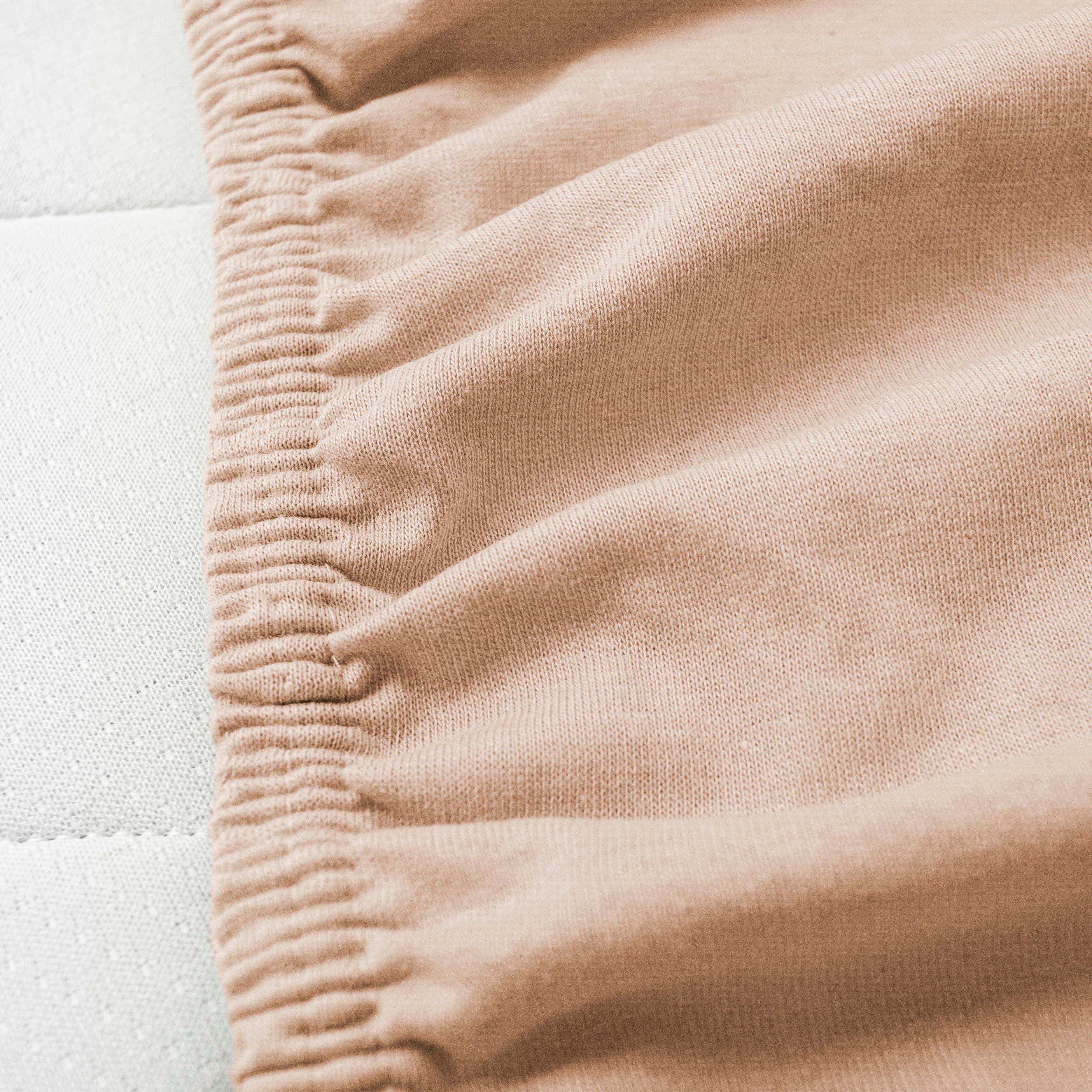 Textiles, 100% bis Jersey-Bettlaken cm Gummizug: Rundumgummizug, und Für reiner Boxspringbetten, Größen Spannbettlaken aus aus Kindermatratzen, Beige Baumwolle, Hometex Viele Wasserbetten und Premium 23 Jersey, Matratzen, Baumwolle, Spannbetttuch, Farben Matratzenhöhe 100% Premium-Jersey erhältlich,