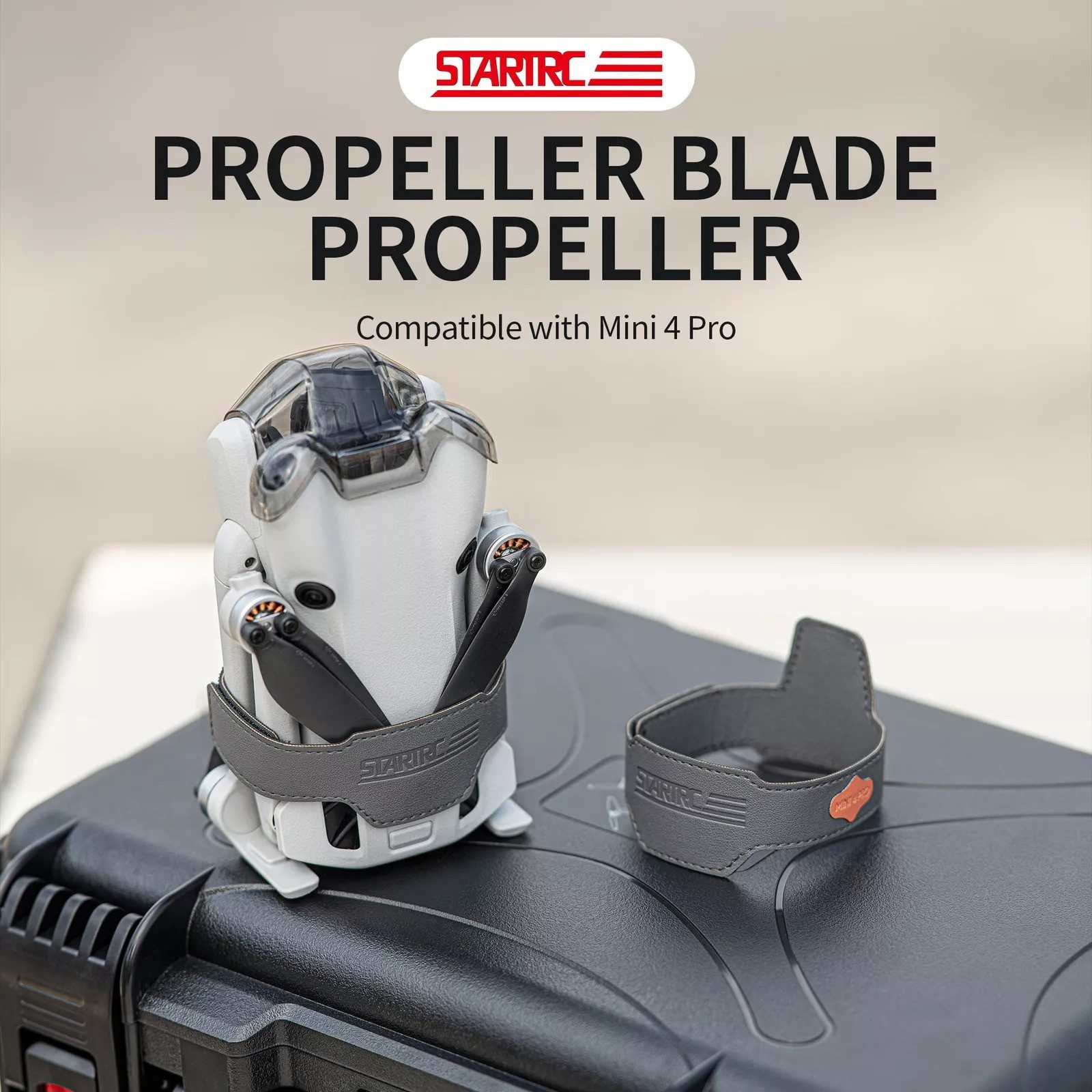 STARTRC Propellerhalter für DJI Mini 4 Pro Propellerschutzgurt Zubehör Drohne