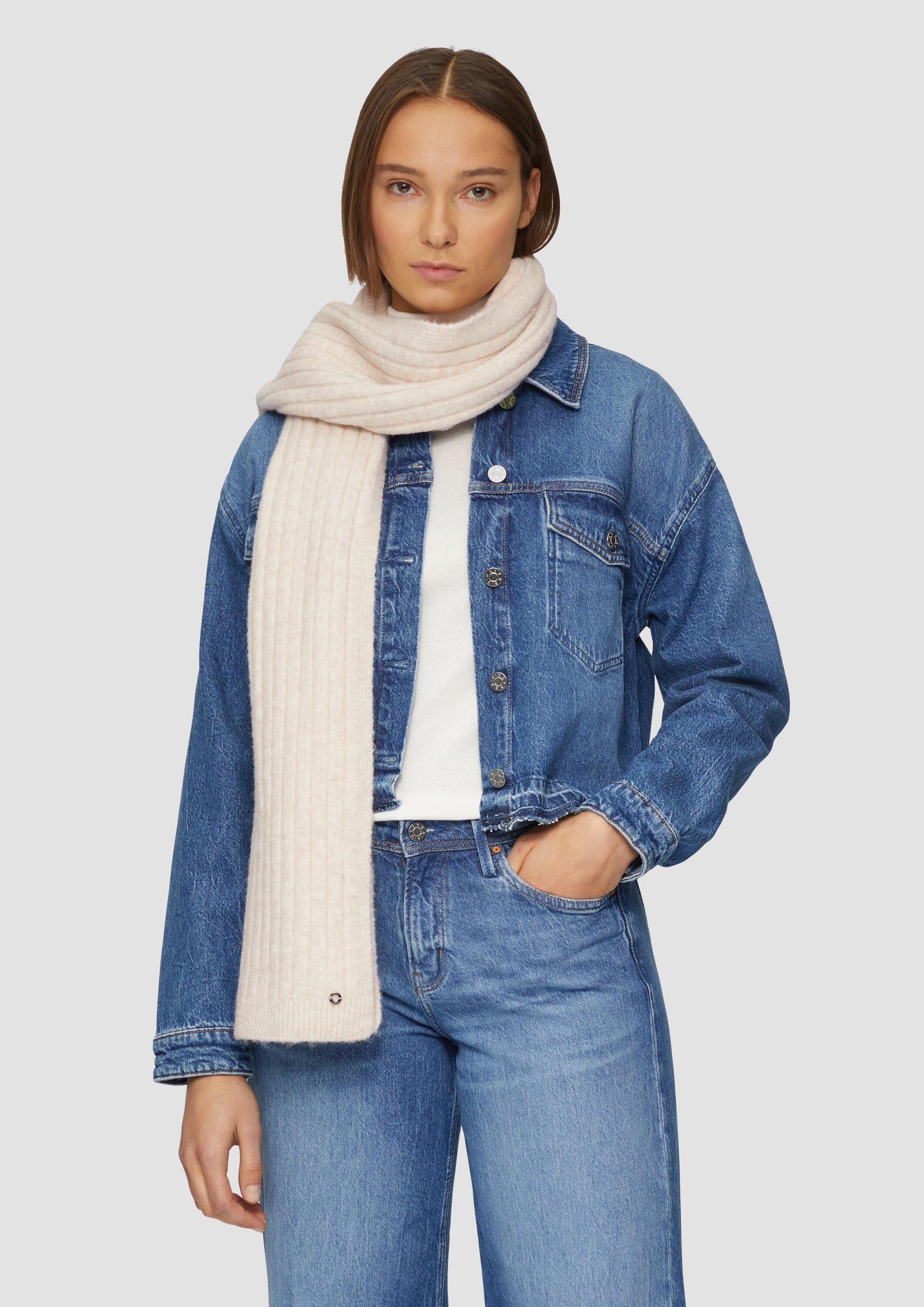 s.Oliver Schal Schal, Gestrickter Schal mit günstig online kaufen